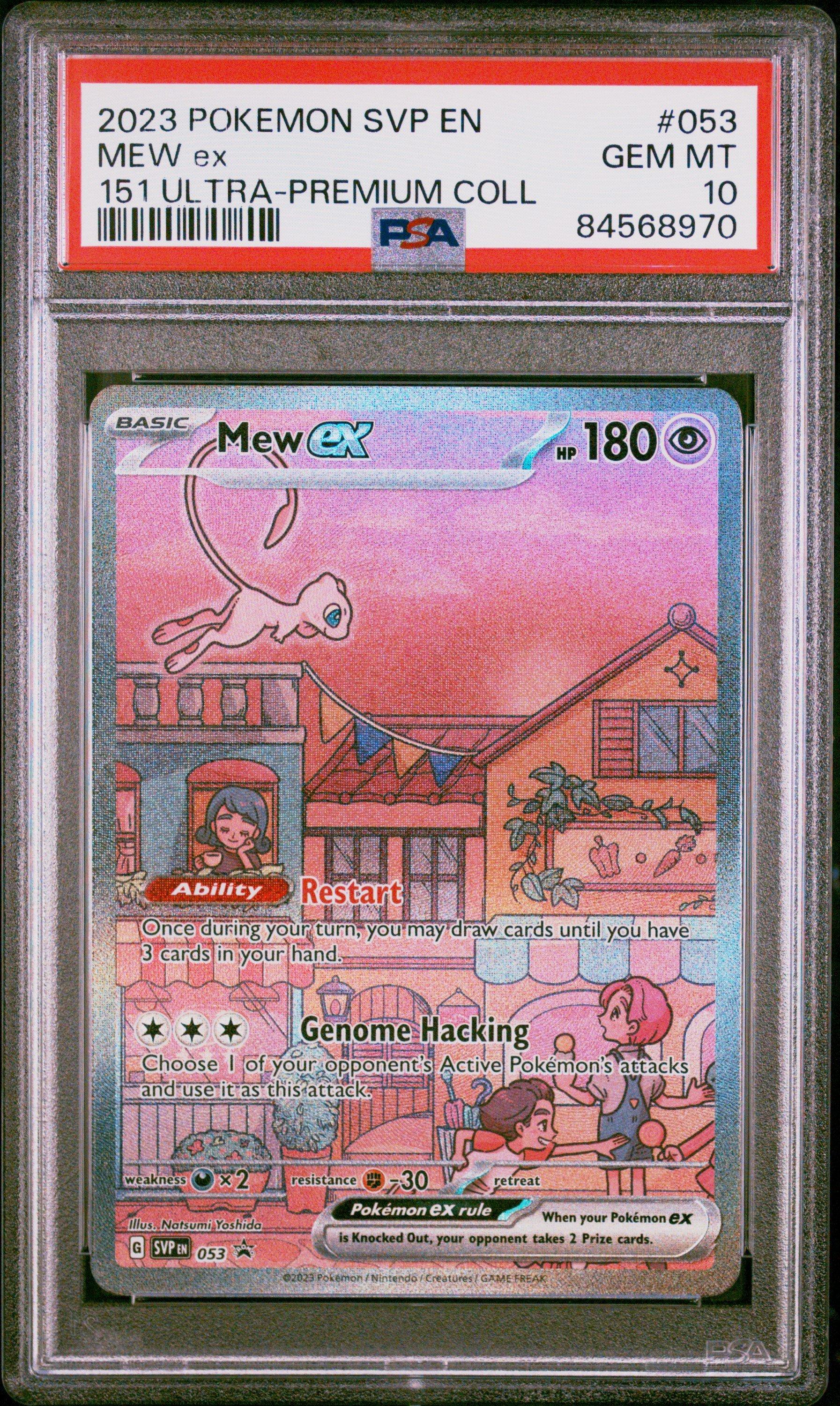 2023 Pokemon Svp En-sv Black Star Promo 053 Mew Ex PSA 10 Graded