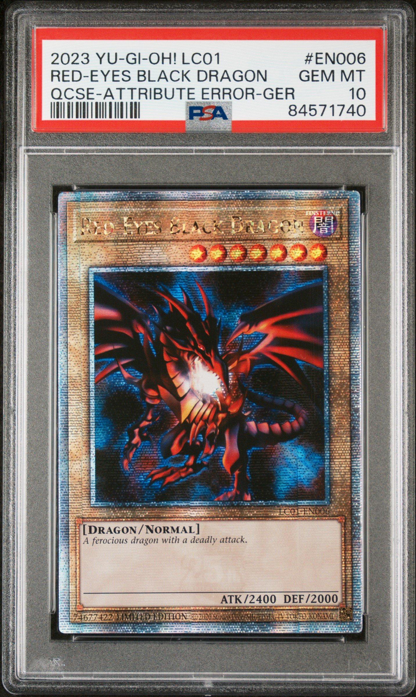 遊戯王　赤き竜　25th センチュリー　psa10 PSA10鑑定済〕赤き竜【クォーターセンチュリーシークレット