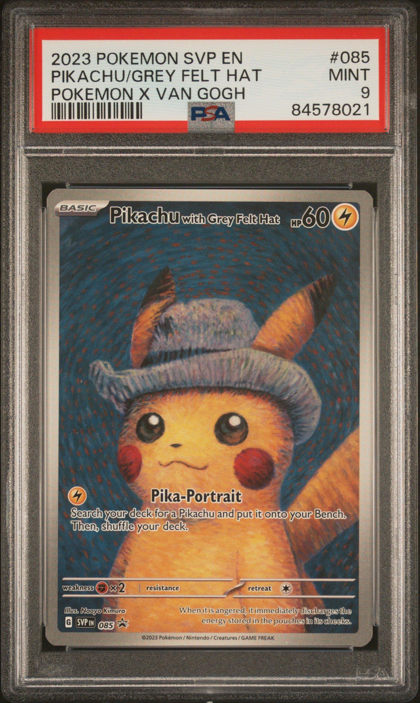 2023 Pokemon Svp En-sv Black Star Promo 085 Pikachu With Grey Felt