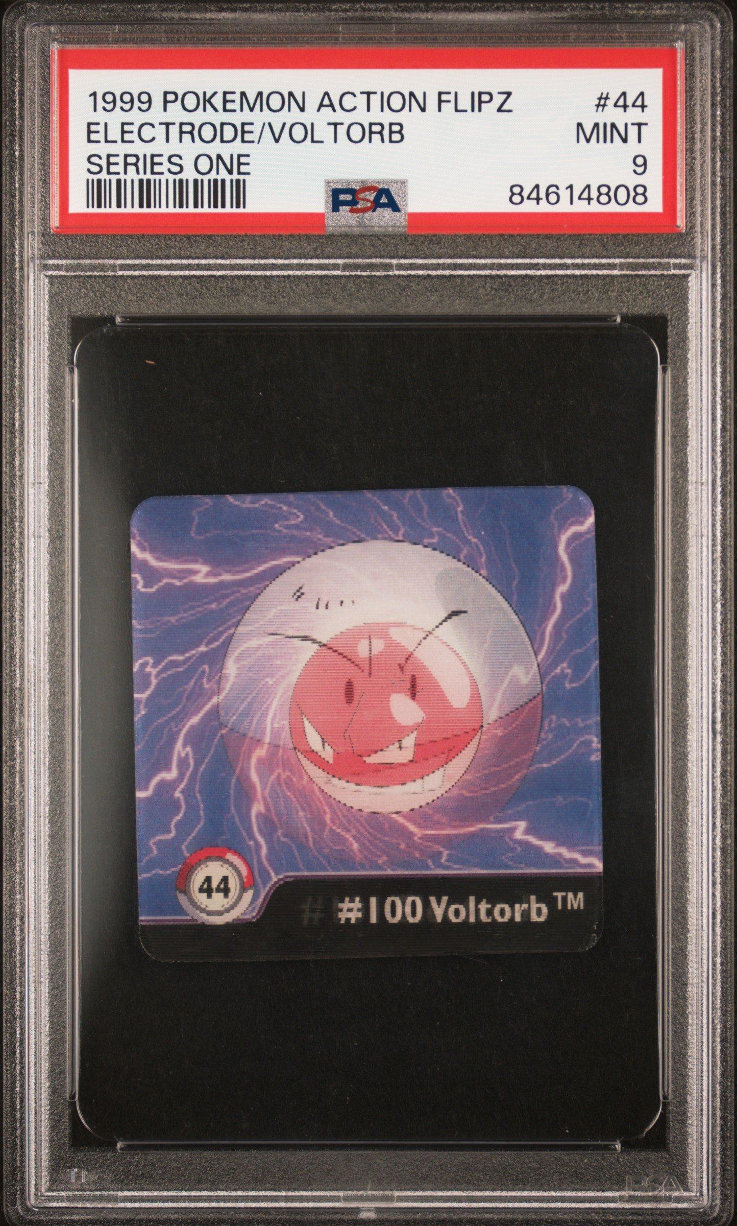 1999 Pokemon Action Flipz Series One 44 Voltorb/electrode PSA 9