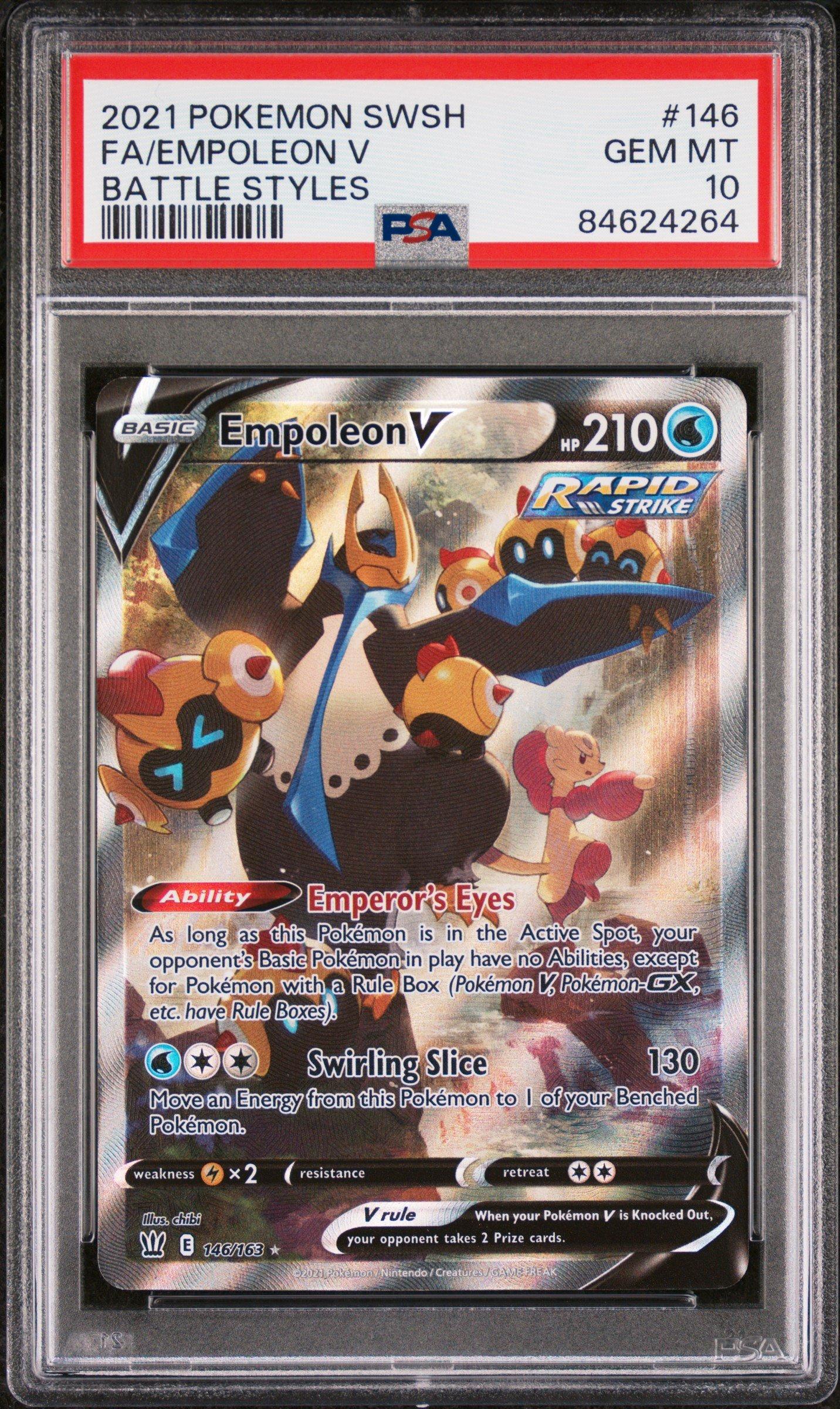 2021 Pokemon Sword & Shield Battle Styles 146 Full Art/empoleon V