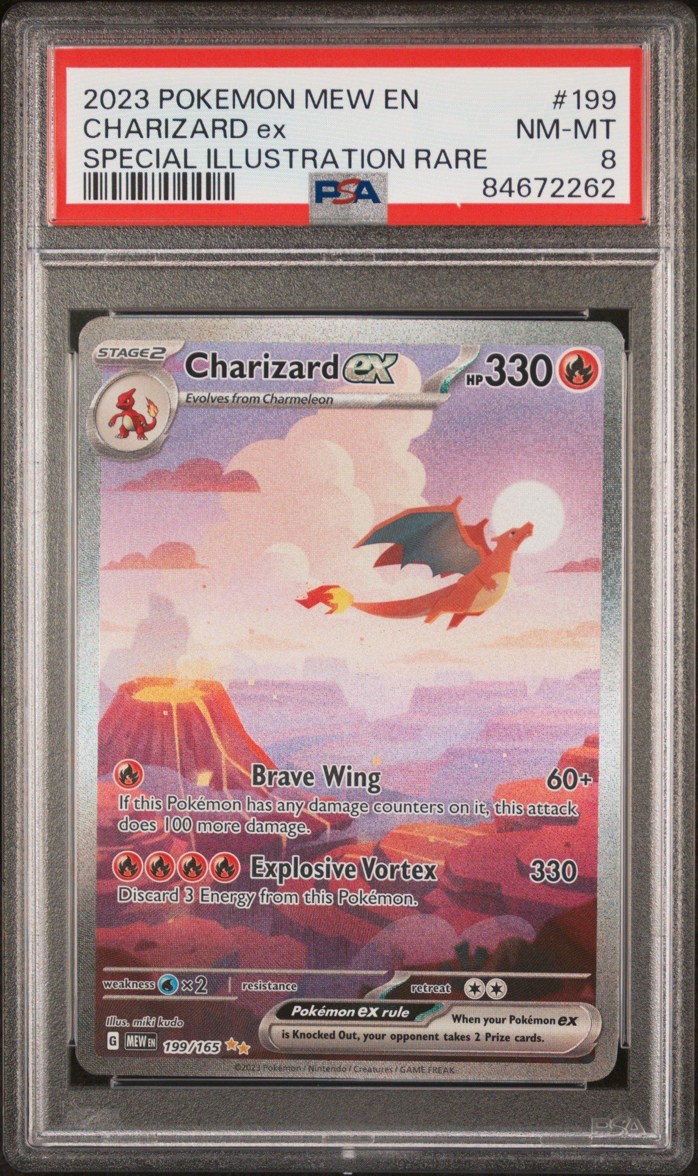 2023 Pokemon Mew En-151 199 Charizard Ex Special Illustration Rare