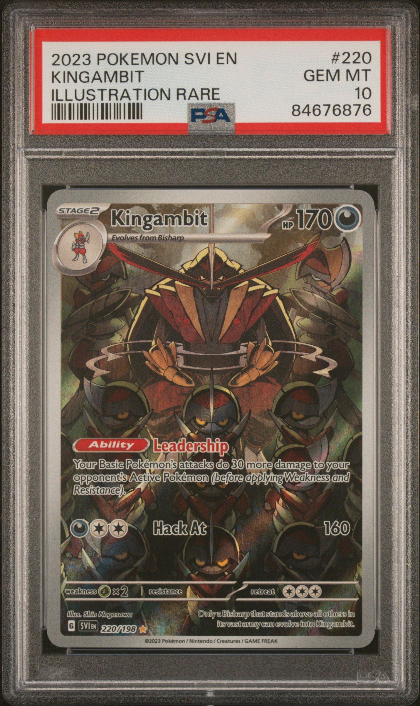 2023 Pokemon Svi En-scarlet & Violet 220 Kingambit Illustration Rare ...