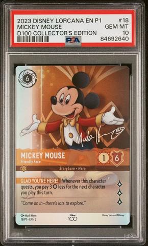 2023 Disney Lorcana En P1-promo 18 Mickey Mouse - Friendly Face