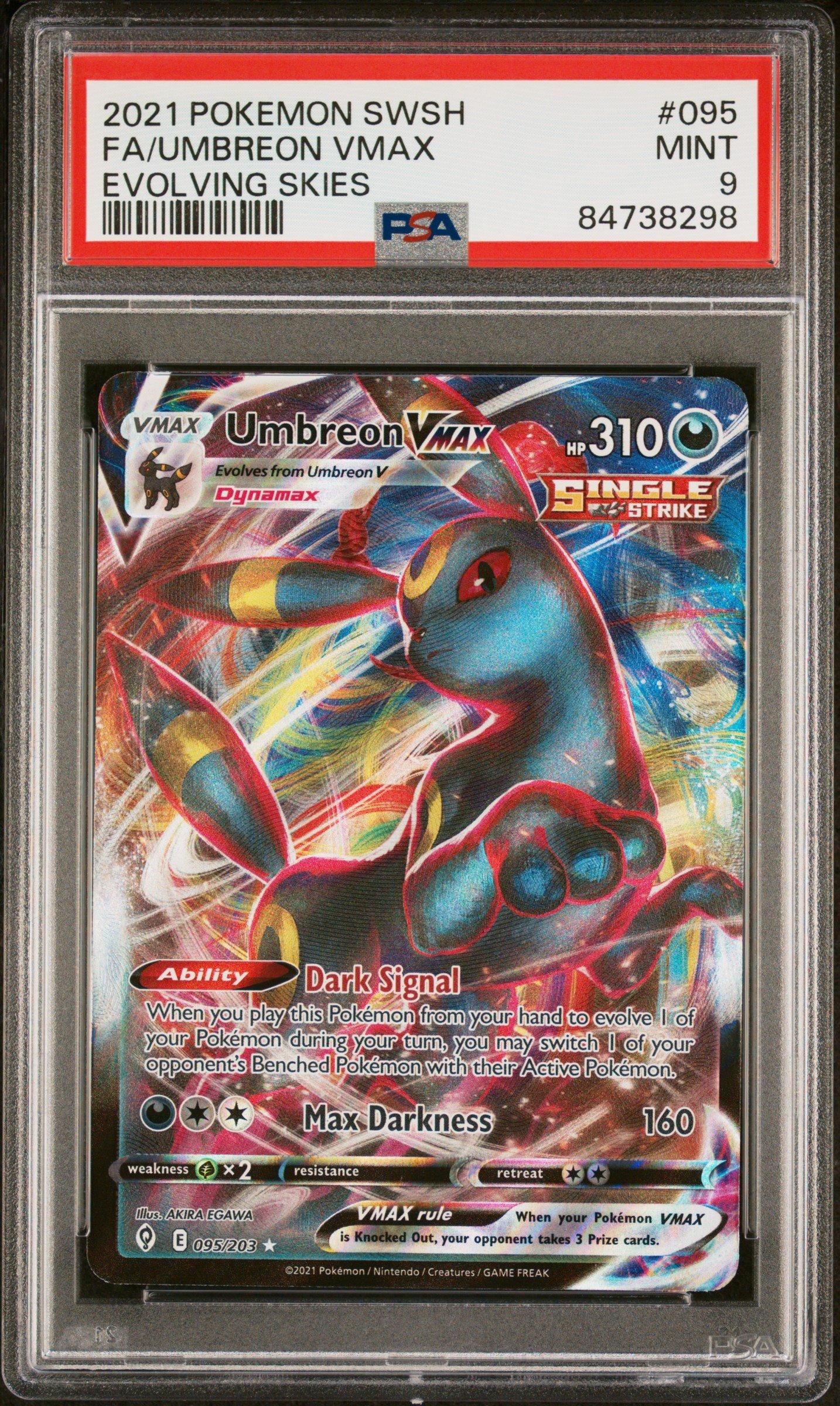 2021 Pokemon Sword & Shield Evolving Skies 095 Full Art/umbreon