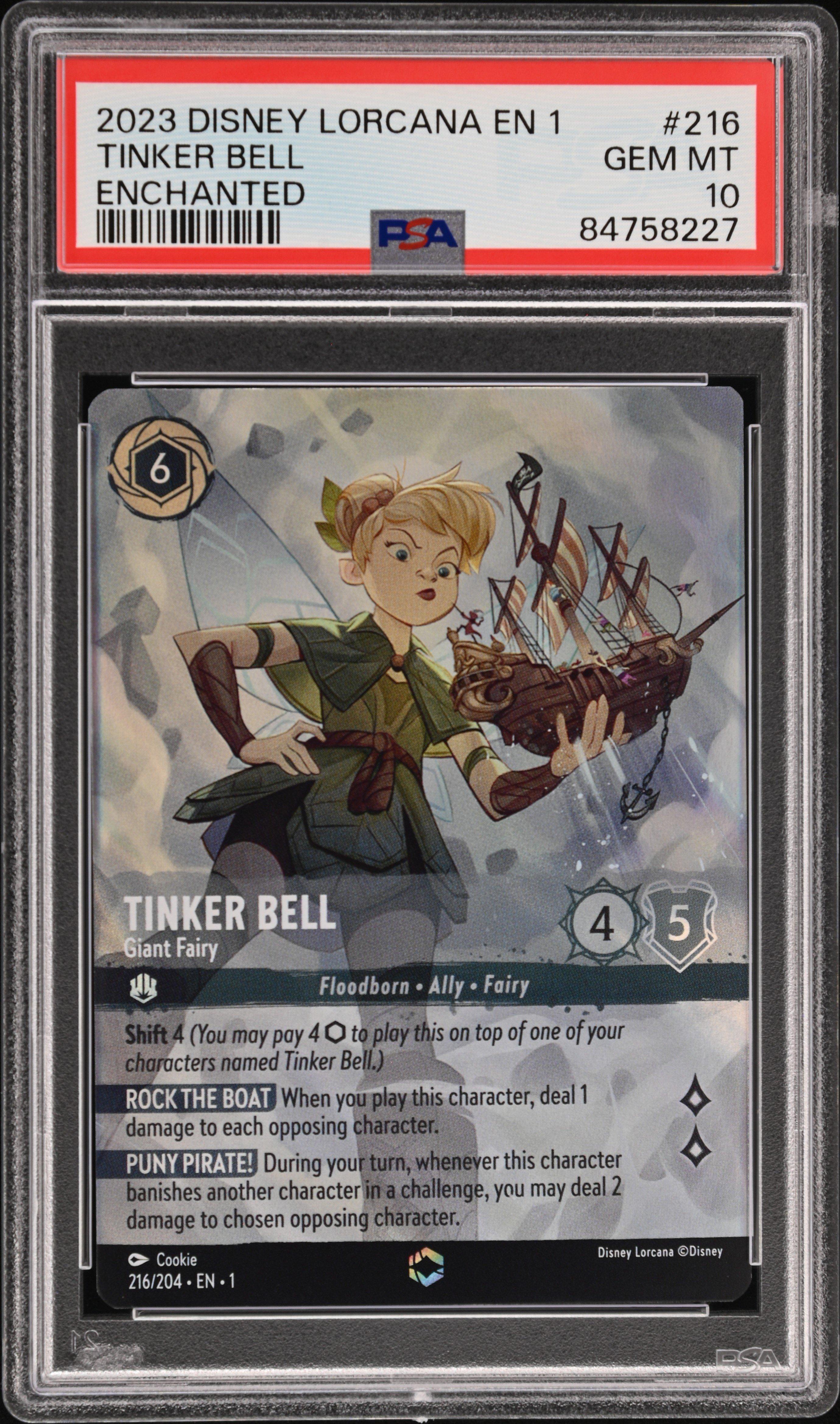 2023 Disney Lorcana En 1-the First Chapter 216 Tinker Bell - Giant