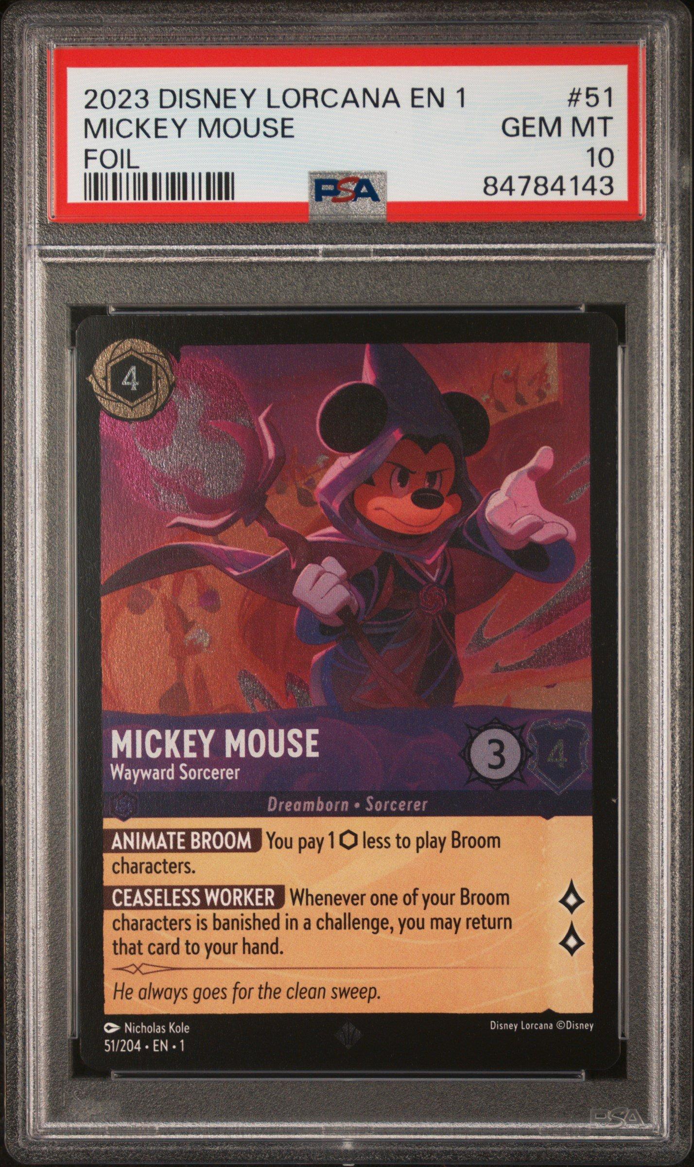 2023 Disney Lorcana En 1-the First Chapter 51 Mickey Mouse