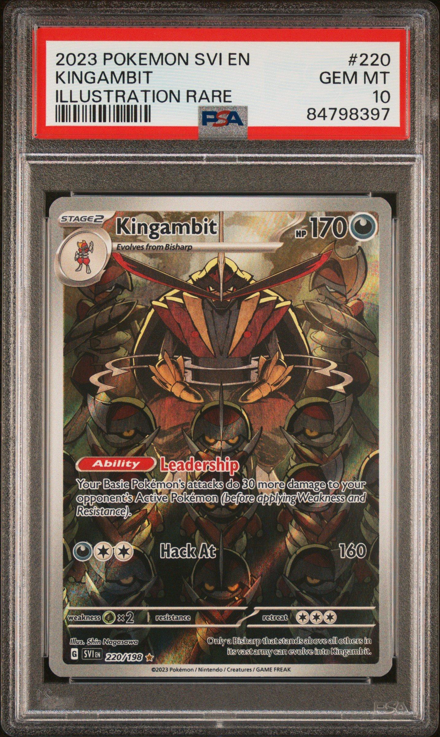 2023 Pokemon Svi En-scarlet & Violet 220 Kingambit