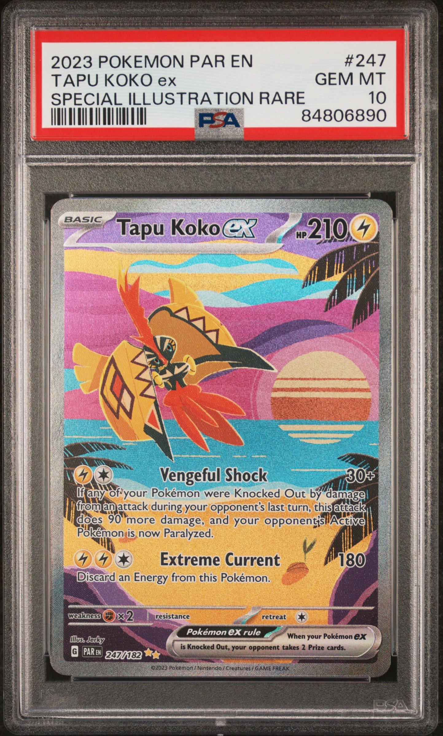 2023 Pokemon Par En-paradox Rift 247 Tapu Koko Ex Special