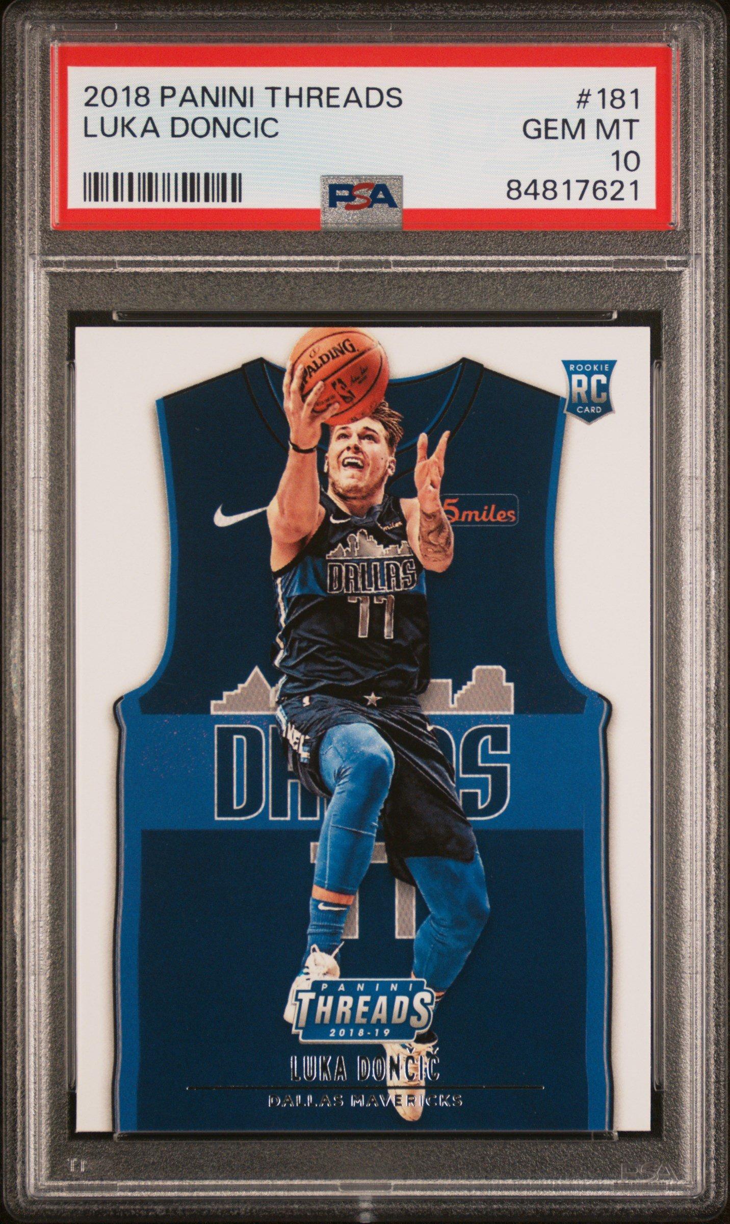 2018 Panini Threads 181 Luka Doncic PSA 10 | GameStop