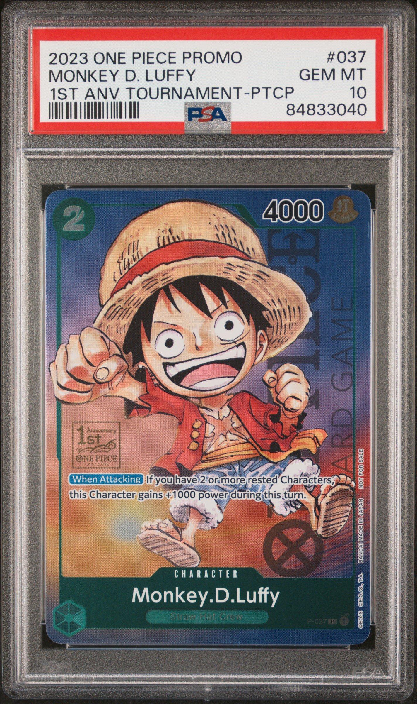 2023 One Piece Promos 037 Monkey D. Luffy 1st Anniversary