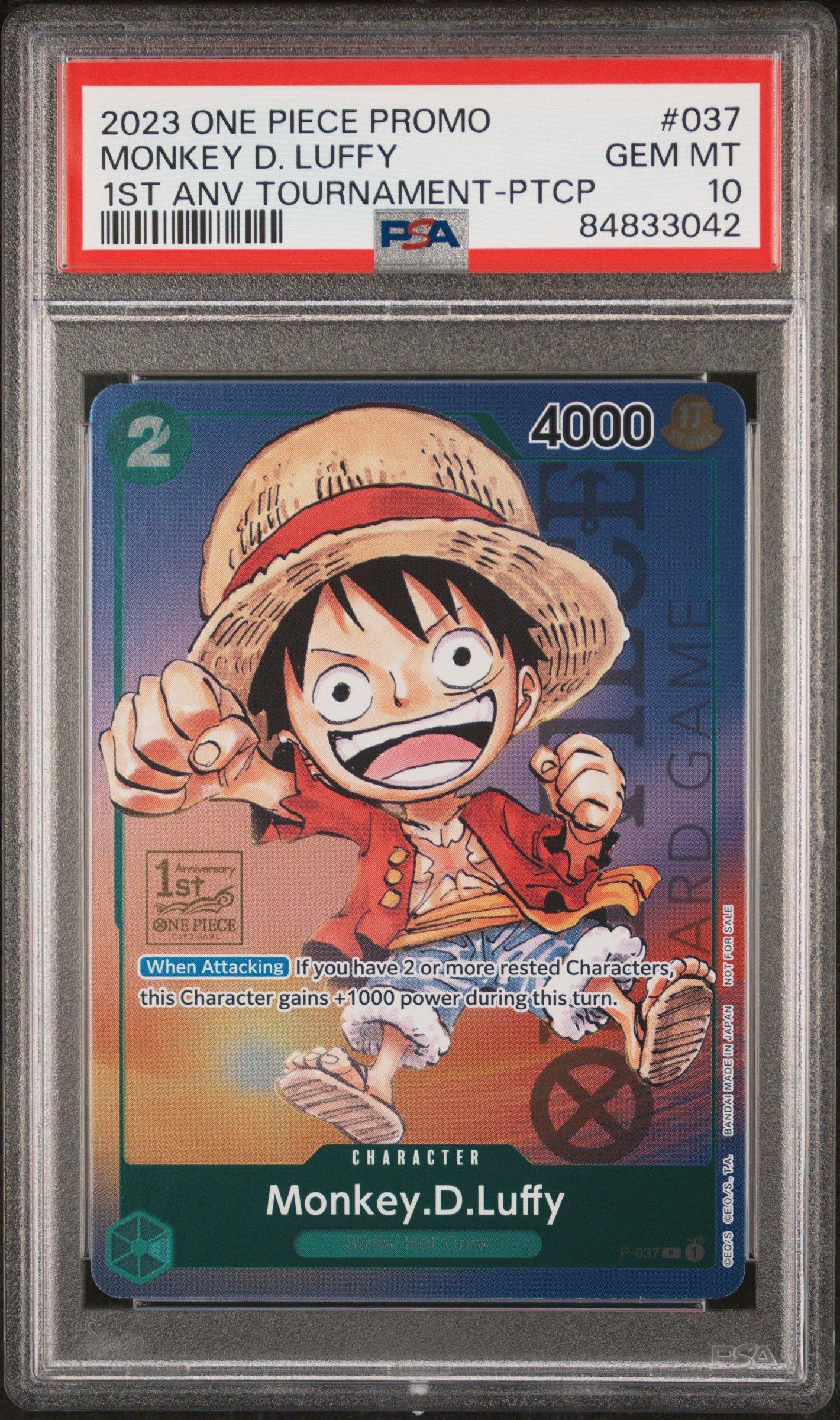 ONE PIECE 1〜37 2023 One Piece Promos 037 Monkey D. Luffy 1st Anniversary