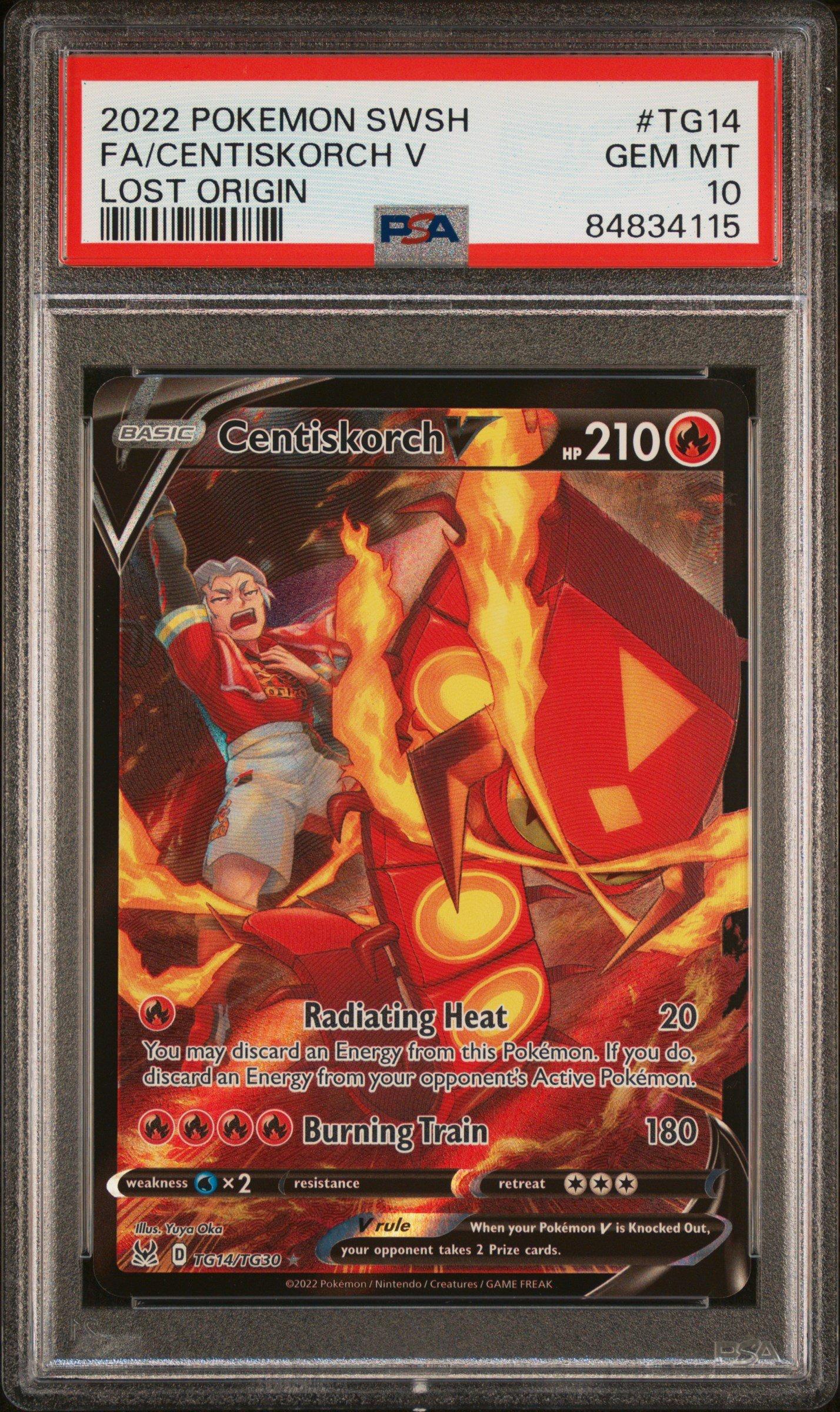 2022 Pokemon Sword & Shield Lost Origin Tg14 Full Art/centiskorch