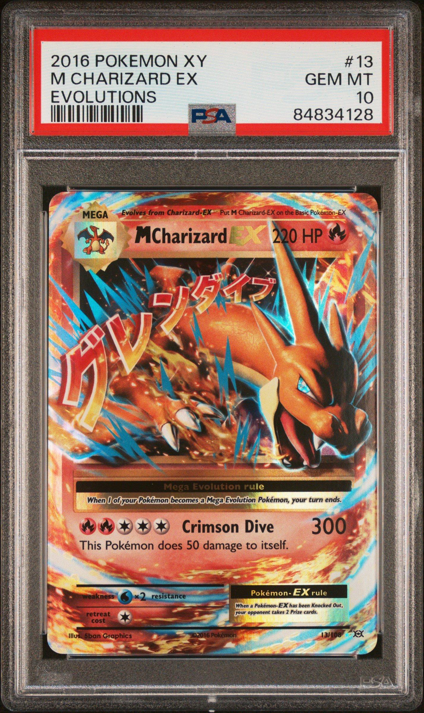 2016 Pokemon Xy Evolutions 13 M Charizard Ex PSA 10 Graded Card | GameStop