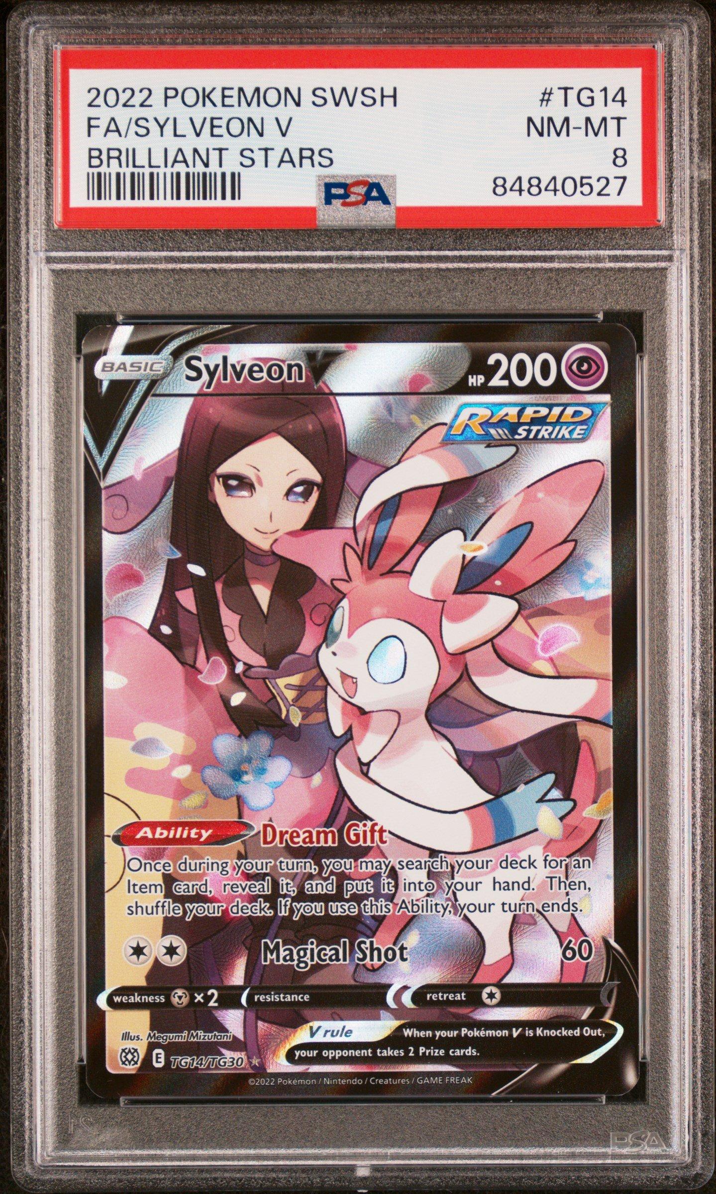 2022 Pokemon Sword & Shield Brilliant Stars Tg14 Full Art/sylveon