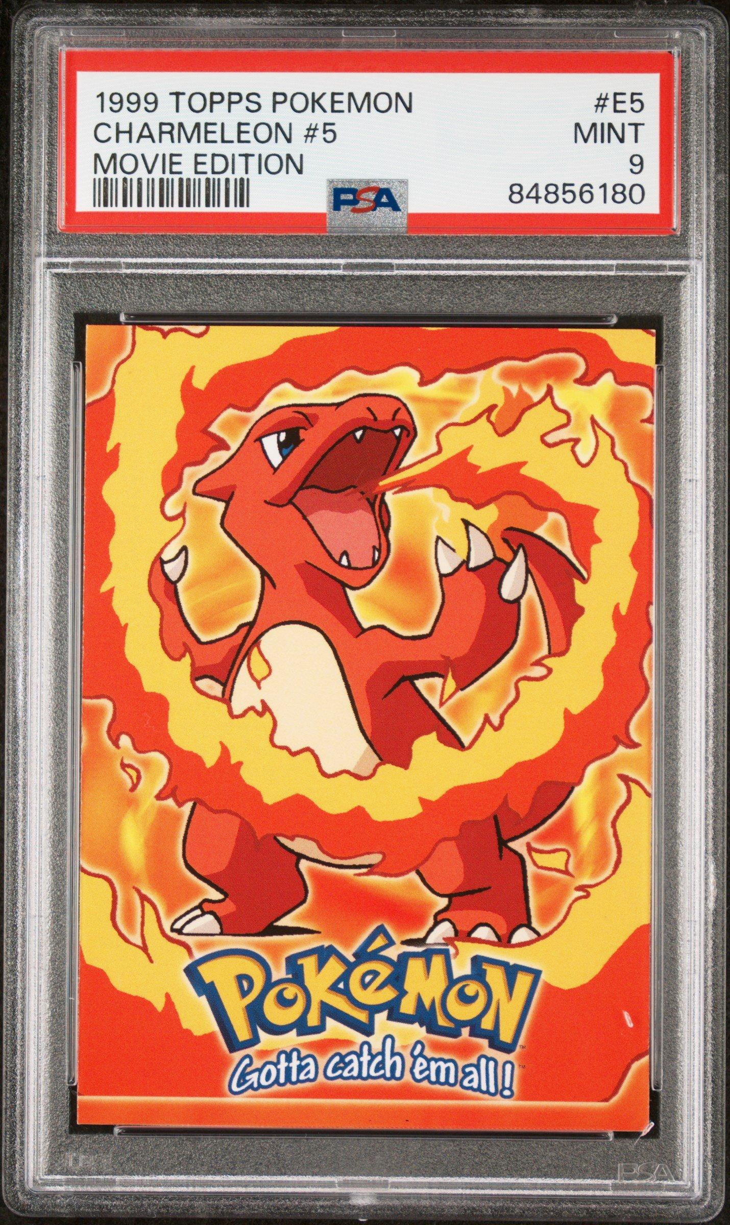 1999 Topps Pokemon The Movie Edt E5 Charmeleon #5 PSA 9