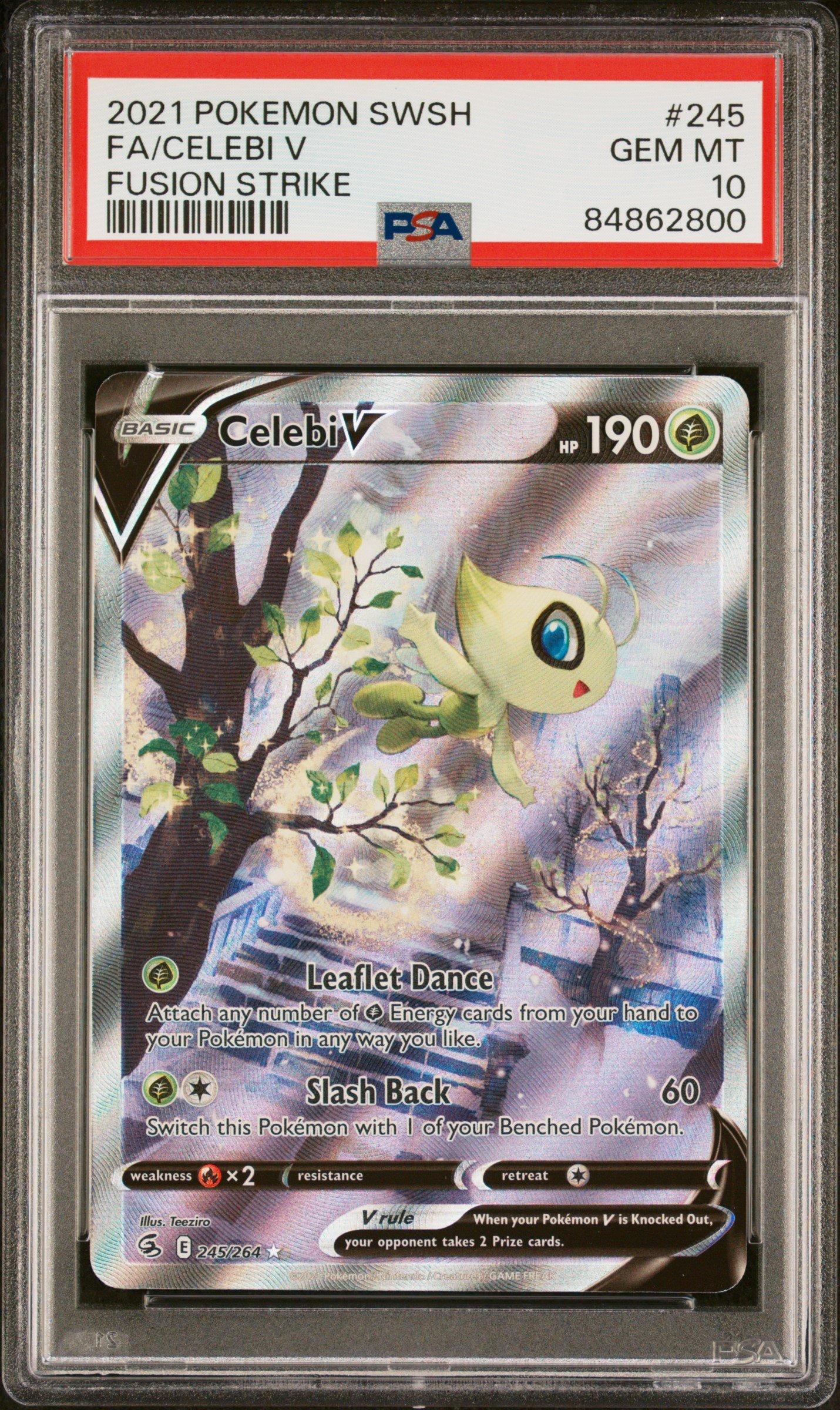 celebi v pokemon card 245/264 CGC 9 RULES V rule Picked up this beauty in