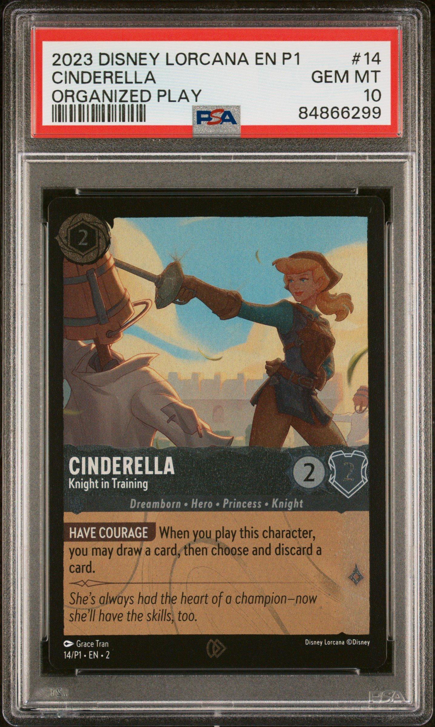 cinderella lorcana card #002 - Promo List - Disney if you played a Princess character this turn 2023 Disney Lorcana En P1-promo