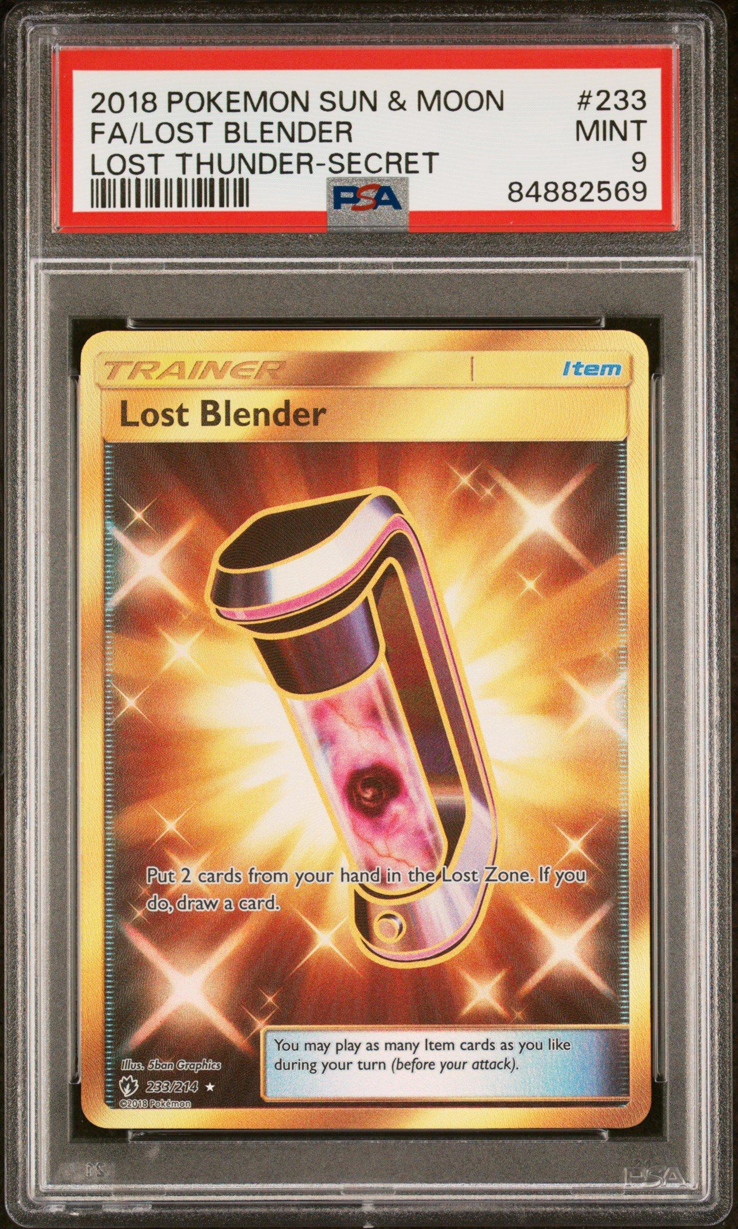 2018 Pokemon Sun & Moon Lost Thunder 233 Full Art/lost Blender
