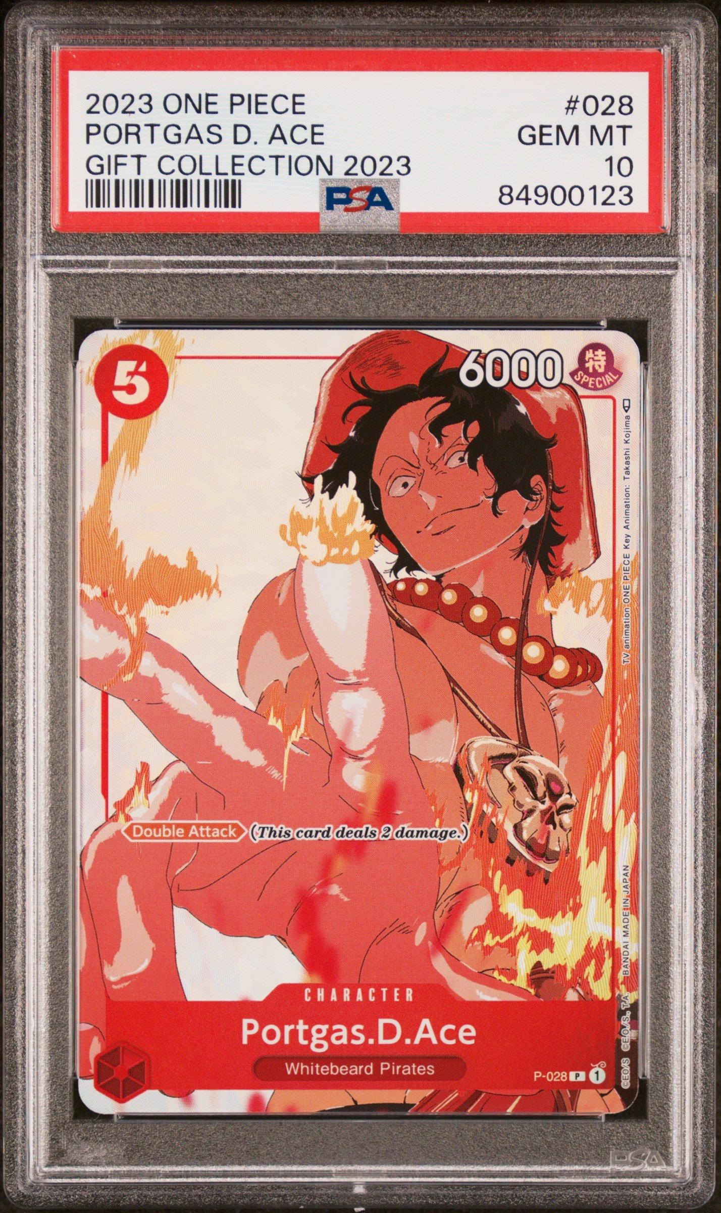 2023 ONE PIECE ポートガス・D・エース #001　PSA10 2023 One Piece Gift Collection 2023 028 Portgas D. Ace PSA 10