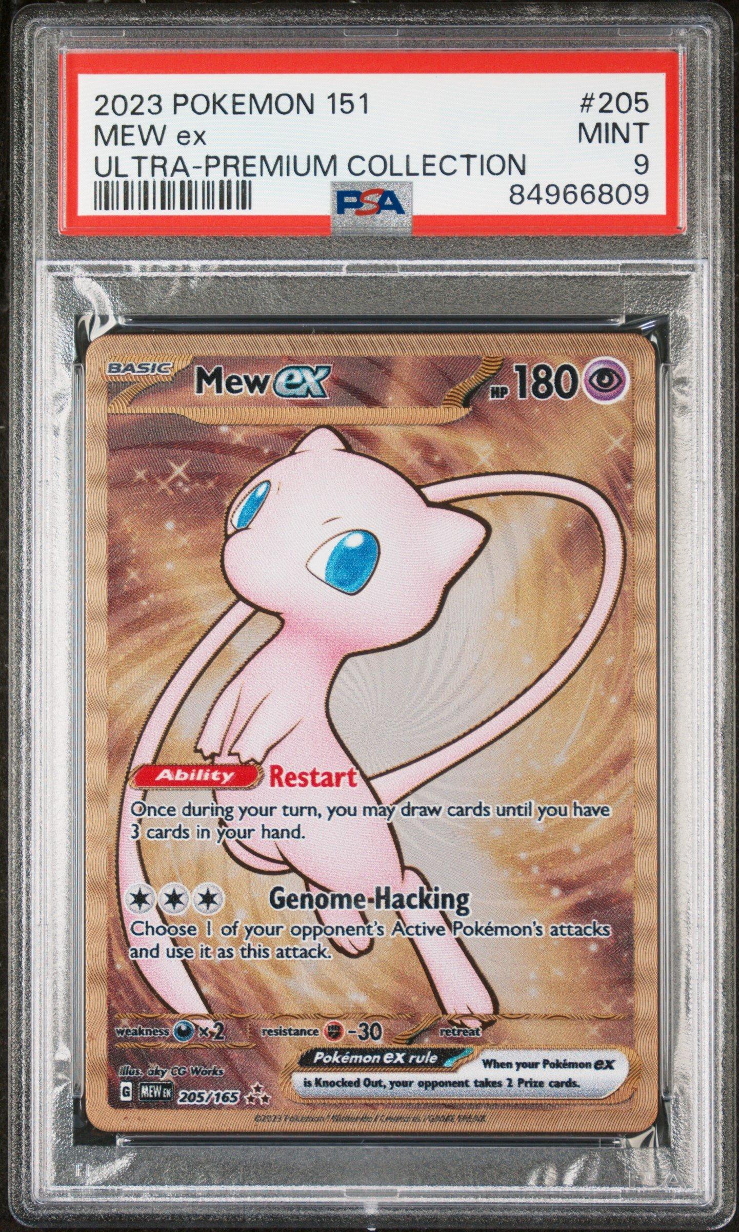 2023 Pokemon 151 Ultra-premium Collection 205 Mew Ex PSA 9 Graded