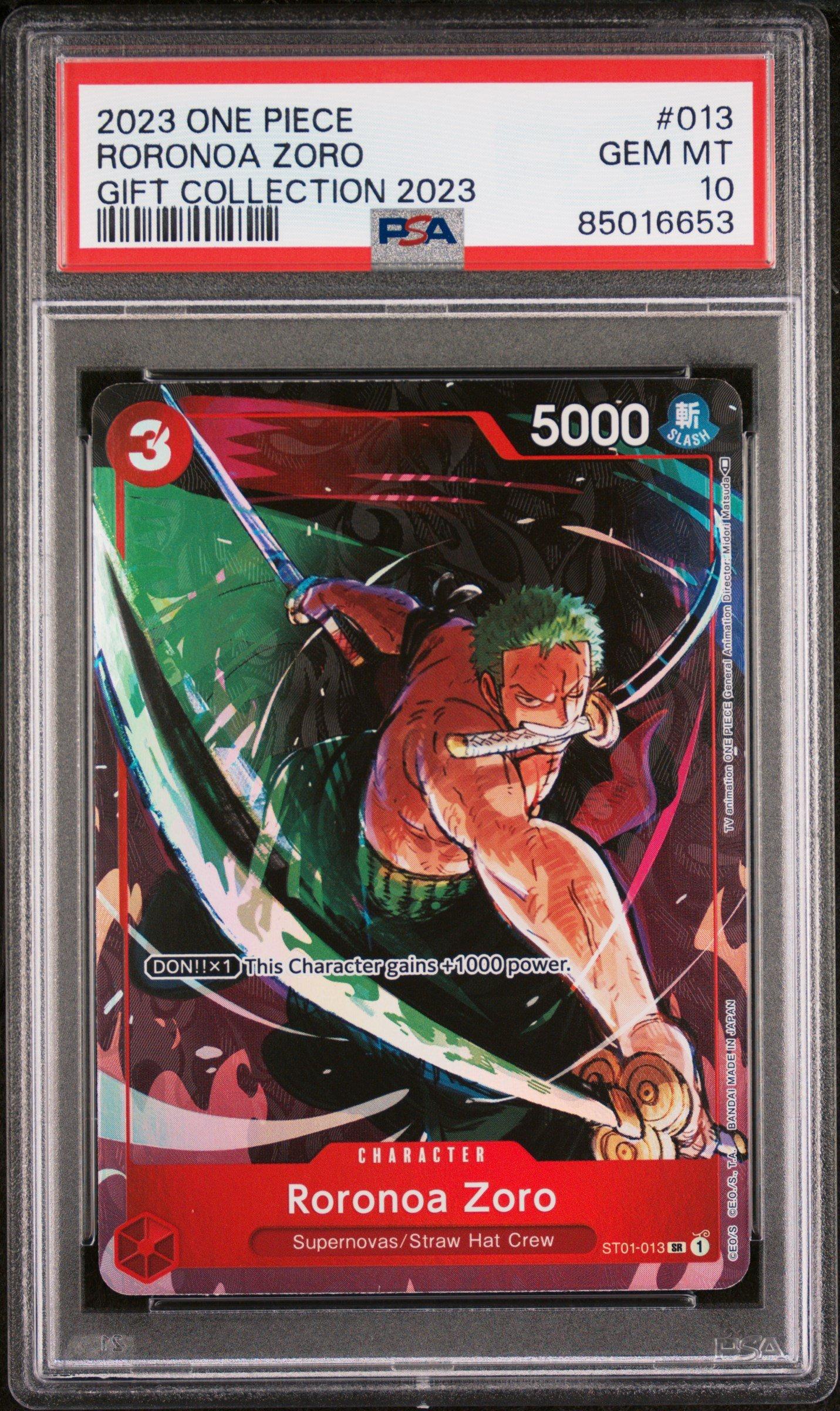 2023 One Piece Gift Collection 2023 013 Roronoa Zoro PSA 10 | GameStop
