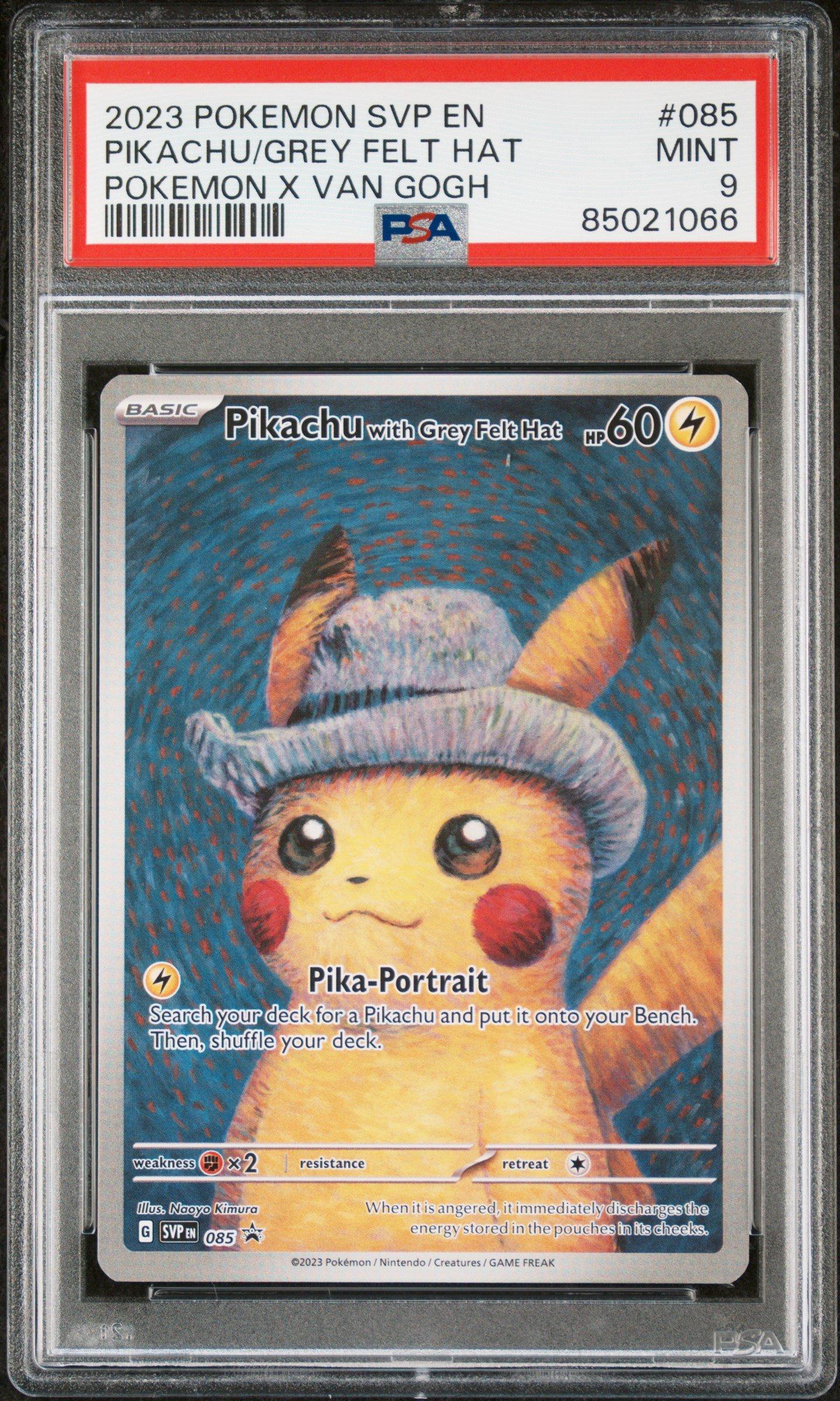 2023 Pokemon Svp En-sv Black Star Promo 085 Pikachu With Grey Felt