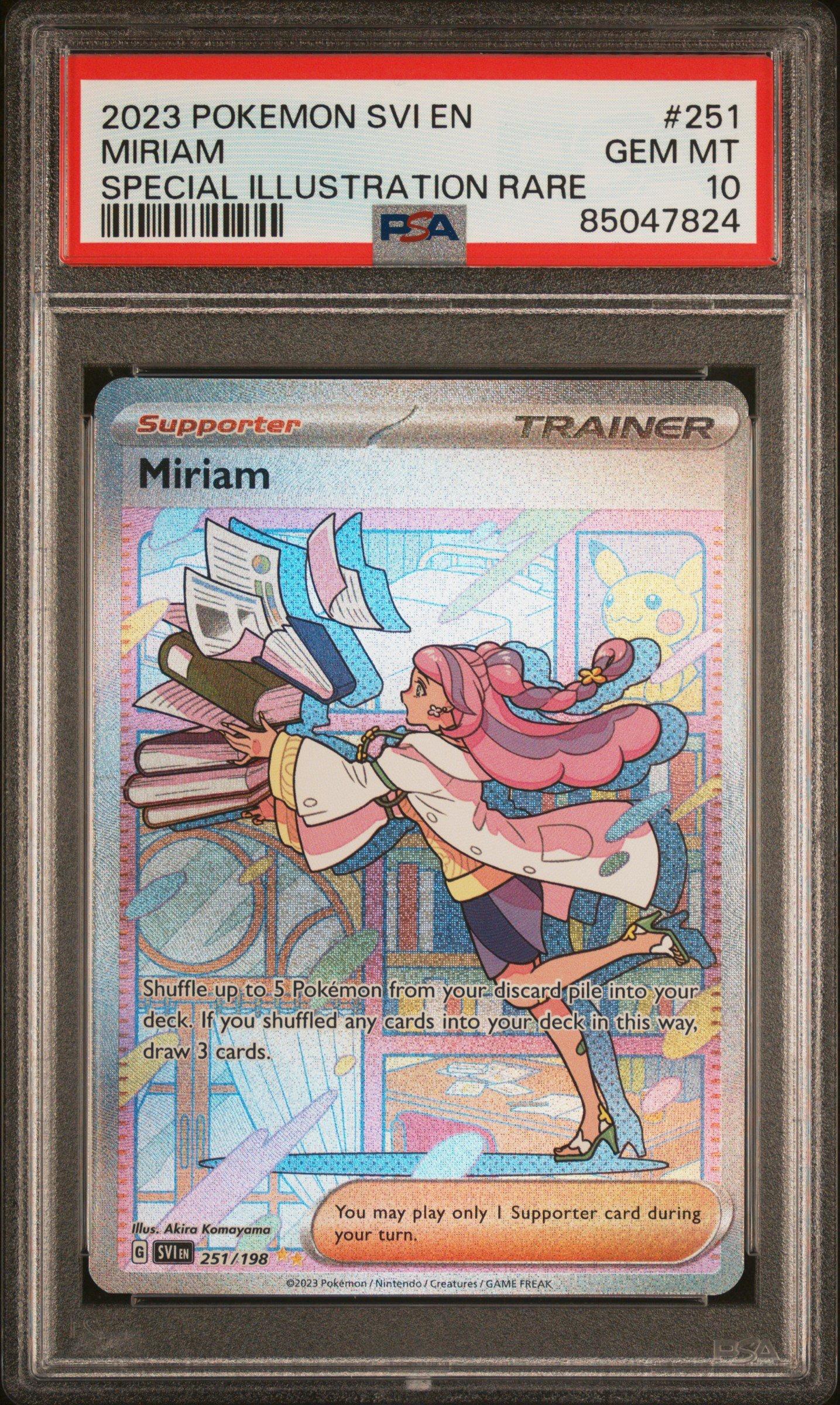 2023 Pokemon Svi En-scarlet & Violet 251 Miriam Special