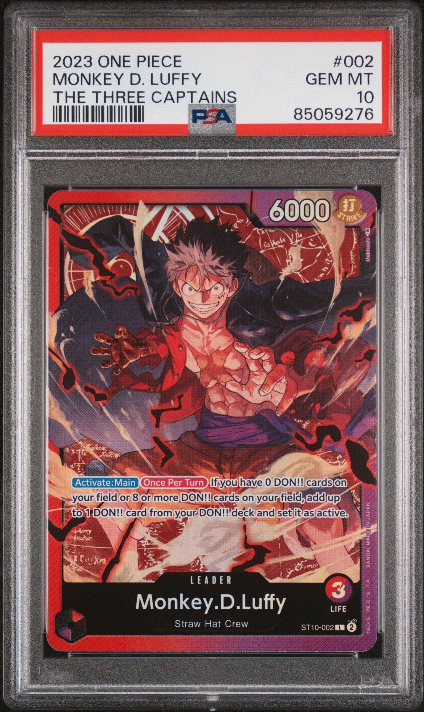 2023 One Piece Ultra Deck St10-the Three Captains 002 Monkey D