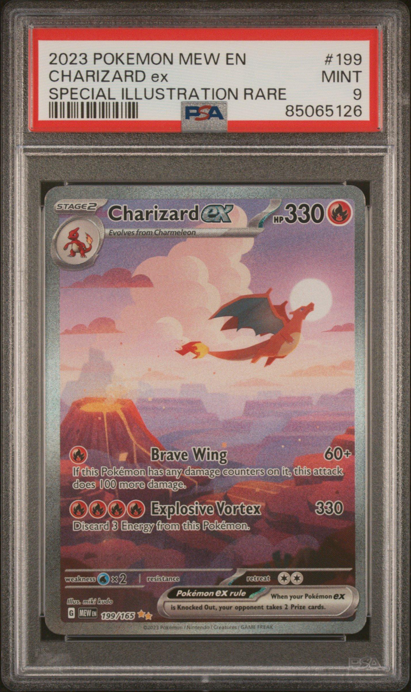 2023 Pokemon Mew En-151 199 Charizard Ex Special Illustration Rare