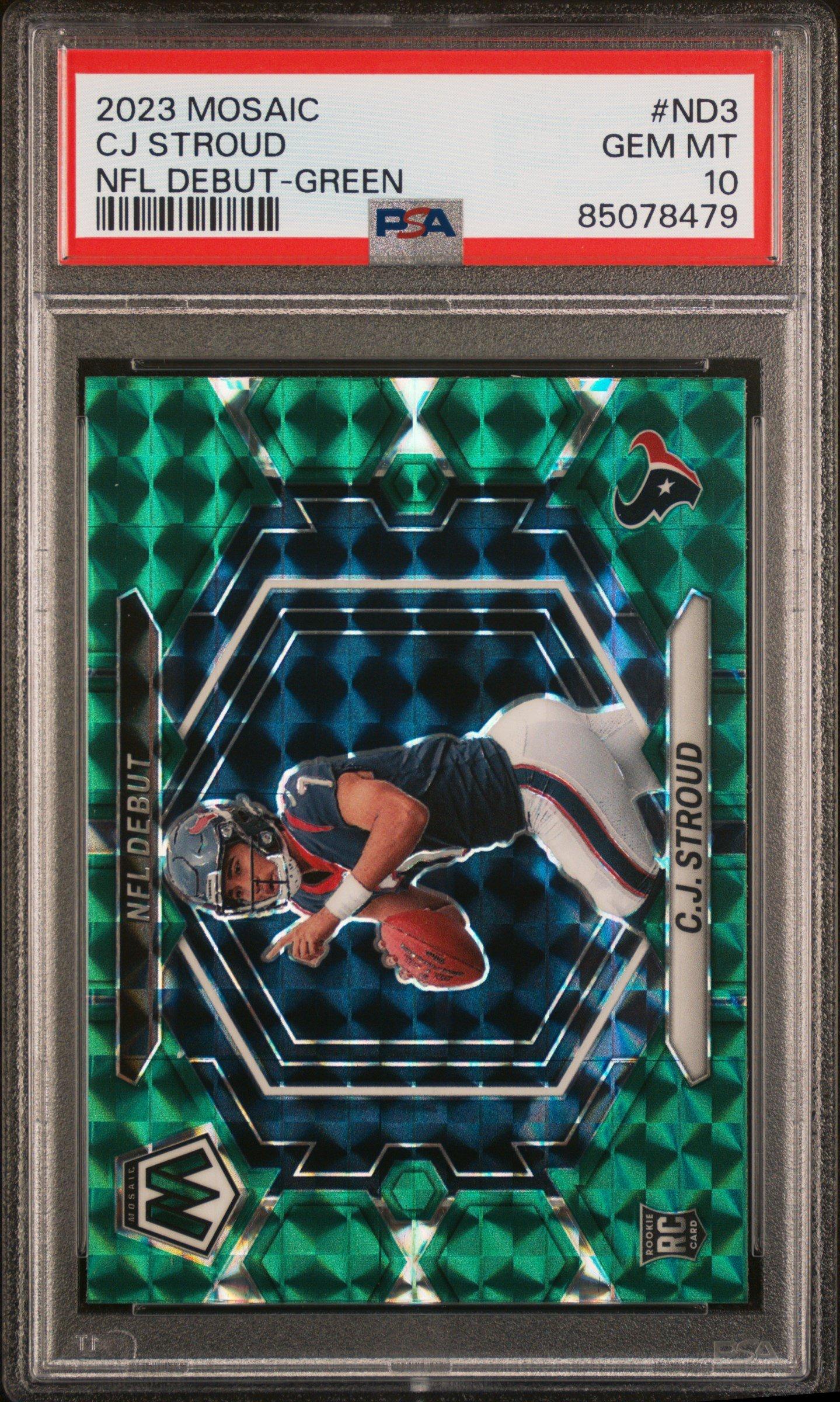 cj stroud graded card 2023 Upper Deck Goodwin Champions #83 Rookie RC Football PSA 10 Gem Mint : Collectibles & Fine Art comes encapsulated in a tamper CJ Stroud 2023 Donruss #339