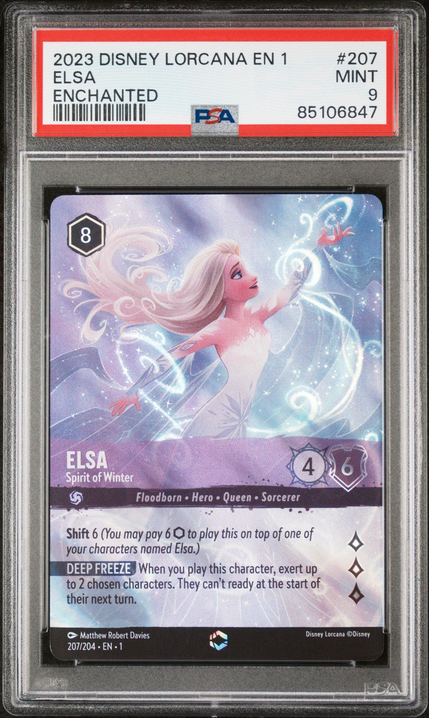 2023 Disney Lorcana En 1-the First Chapter 207 Elsa - Spirit Of