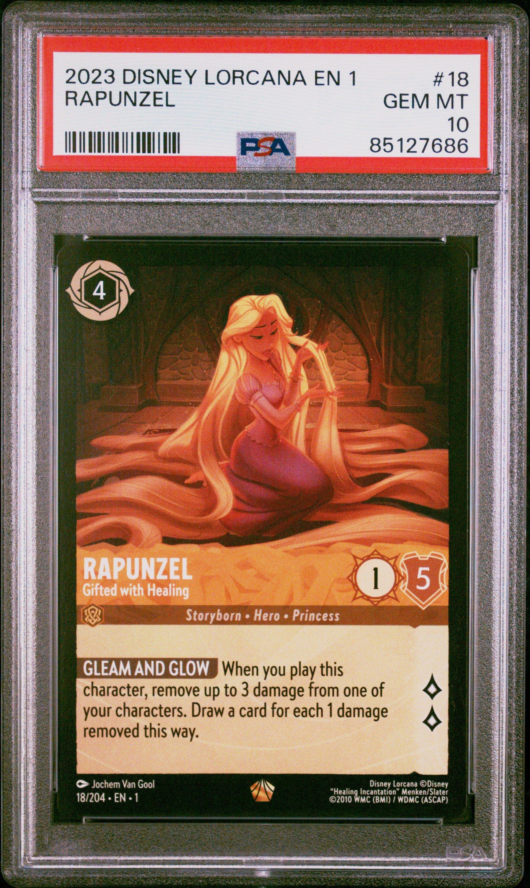 2023 Disney Lorcana En 1-the First Chapter 18 Rapunzel - Gifted