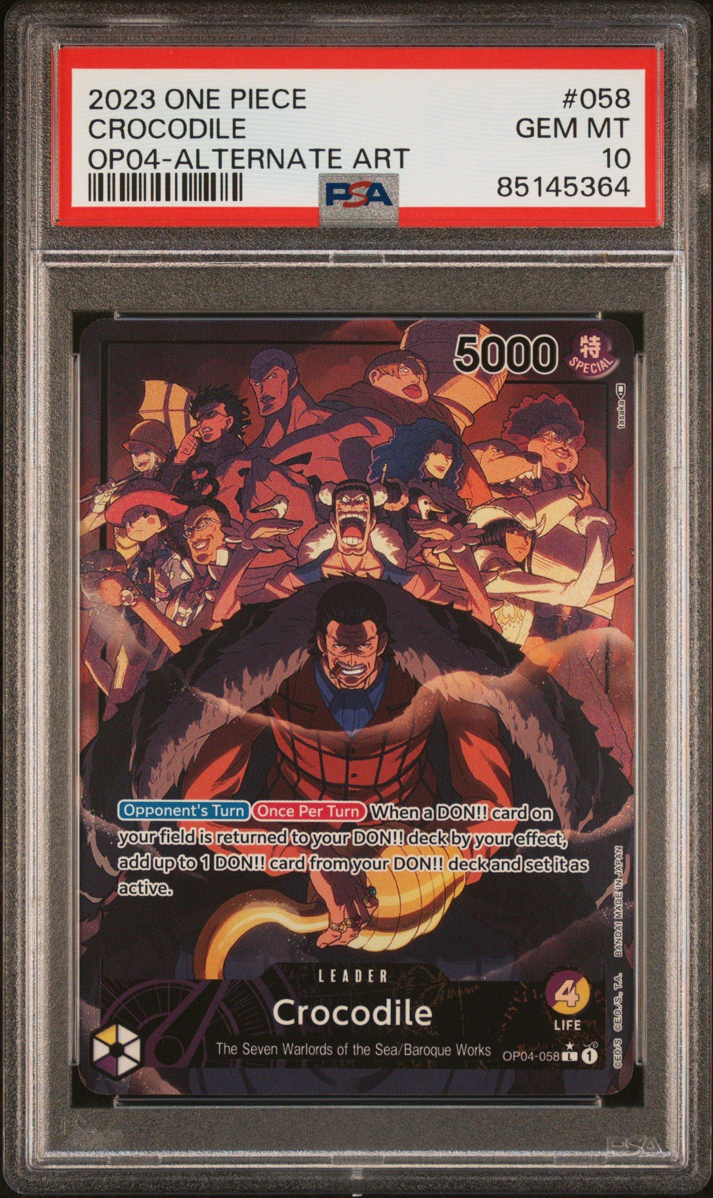 2025 One Piece Promos 038 Boa Hancock Psa Magazine Exclusive PSA