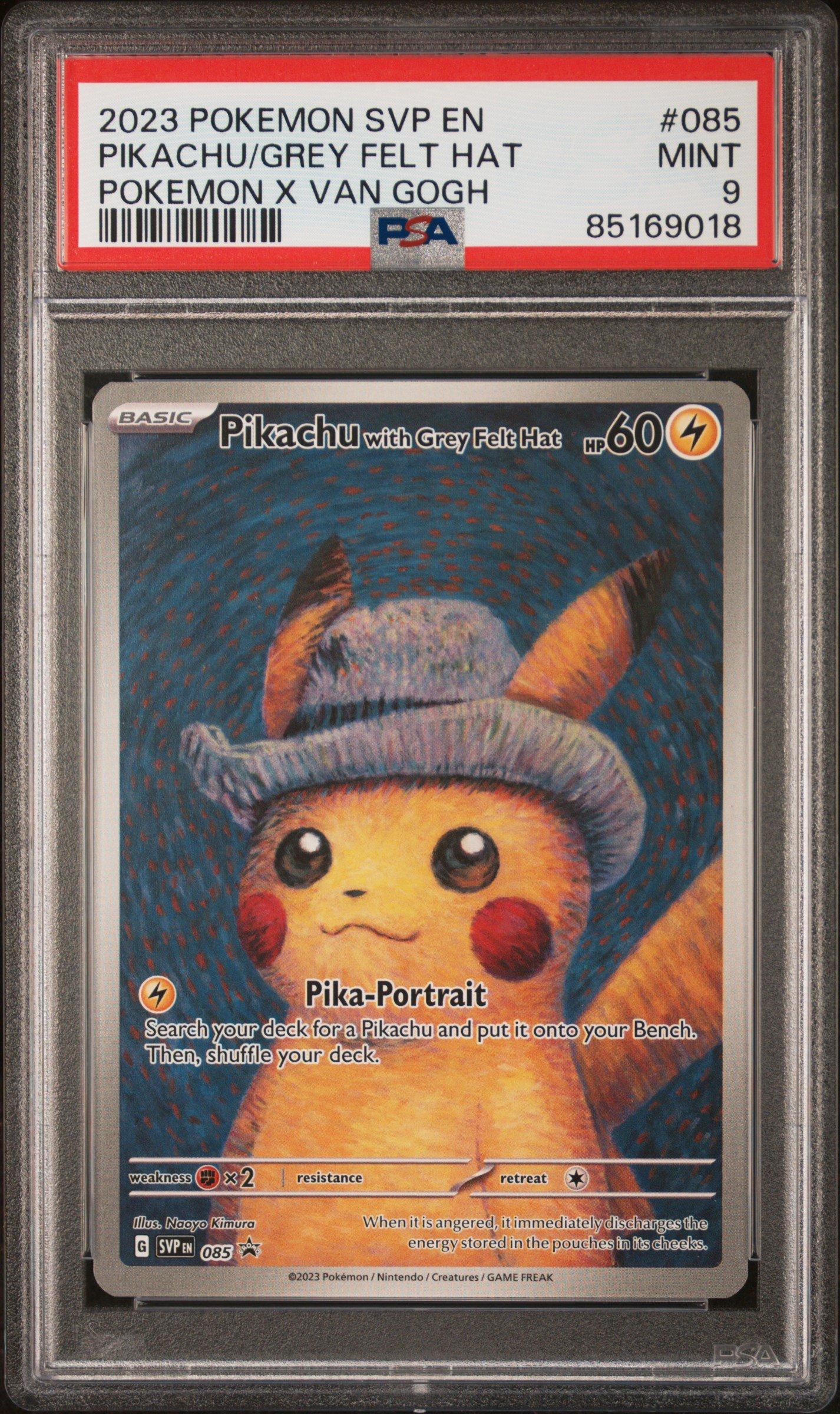2023 Pokemon Svp En-sv Black Star Promo 085 Pikachu With Grey Felt