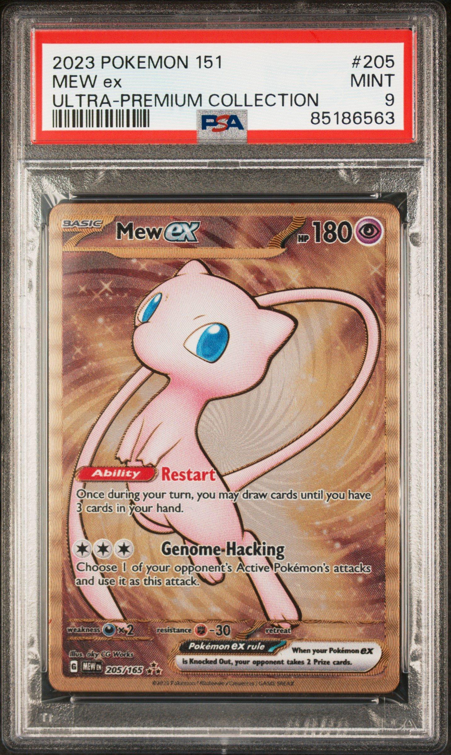 2023 Pokemon 151 Ultra-premium Collection 205 Mew Ex PSA 9 Graded