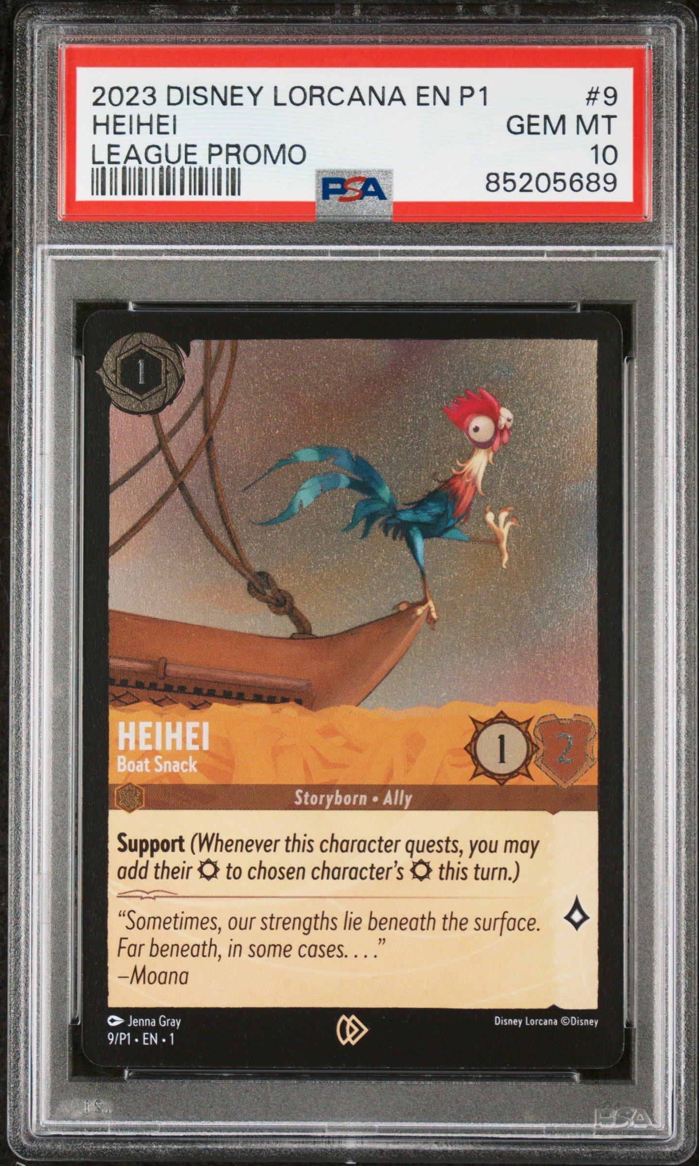 2023 Disney Lorcana En P1-promo 9 Heihei - Boat Snack League Promo