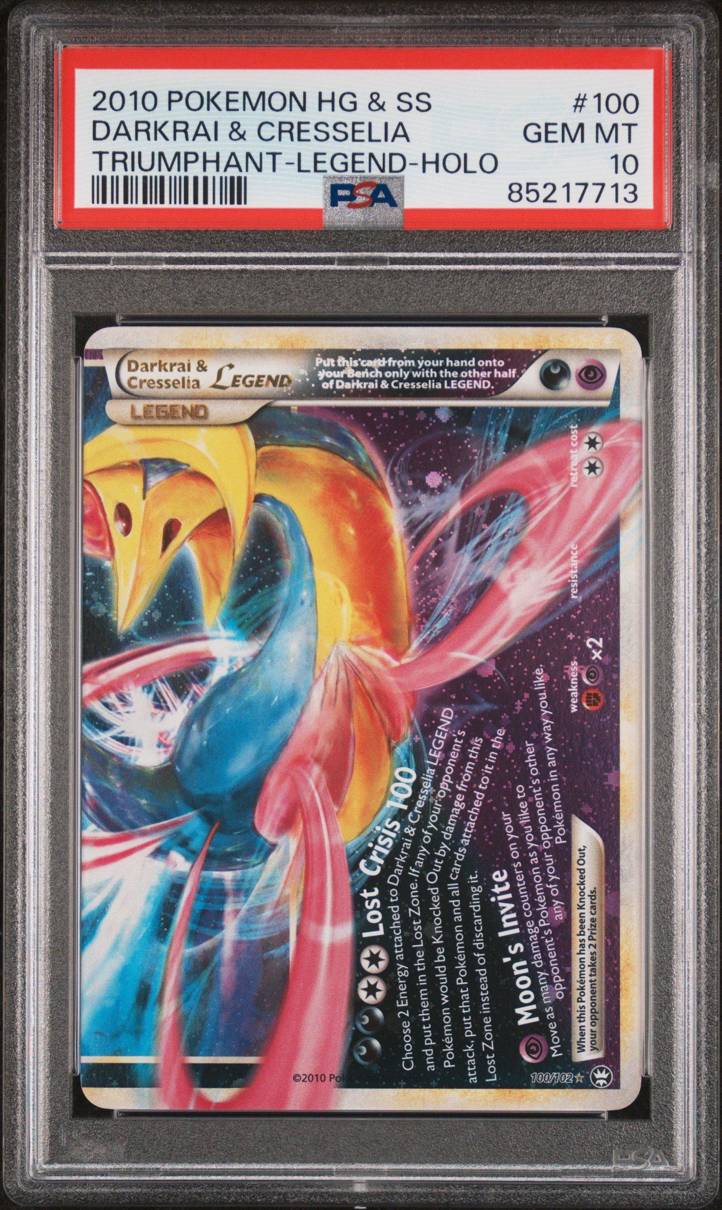 PSA10 ダークライ＆クレセリアＬＥＧＥＮＤ 2010 Pokemon Japanese Lost Link 035 Darkrai & Cresselia Legend