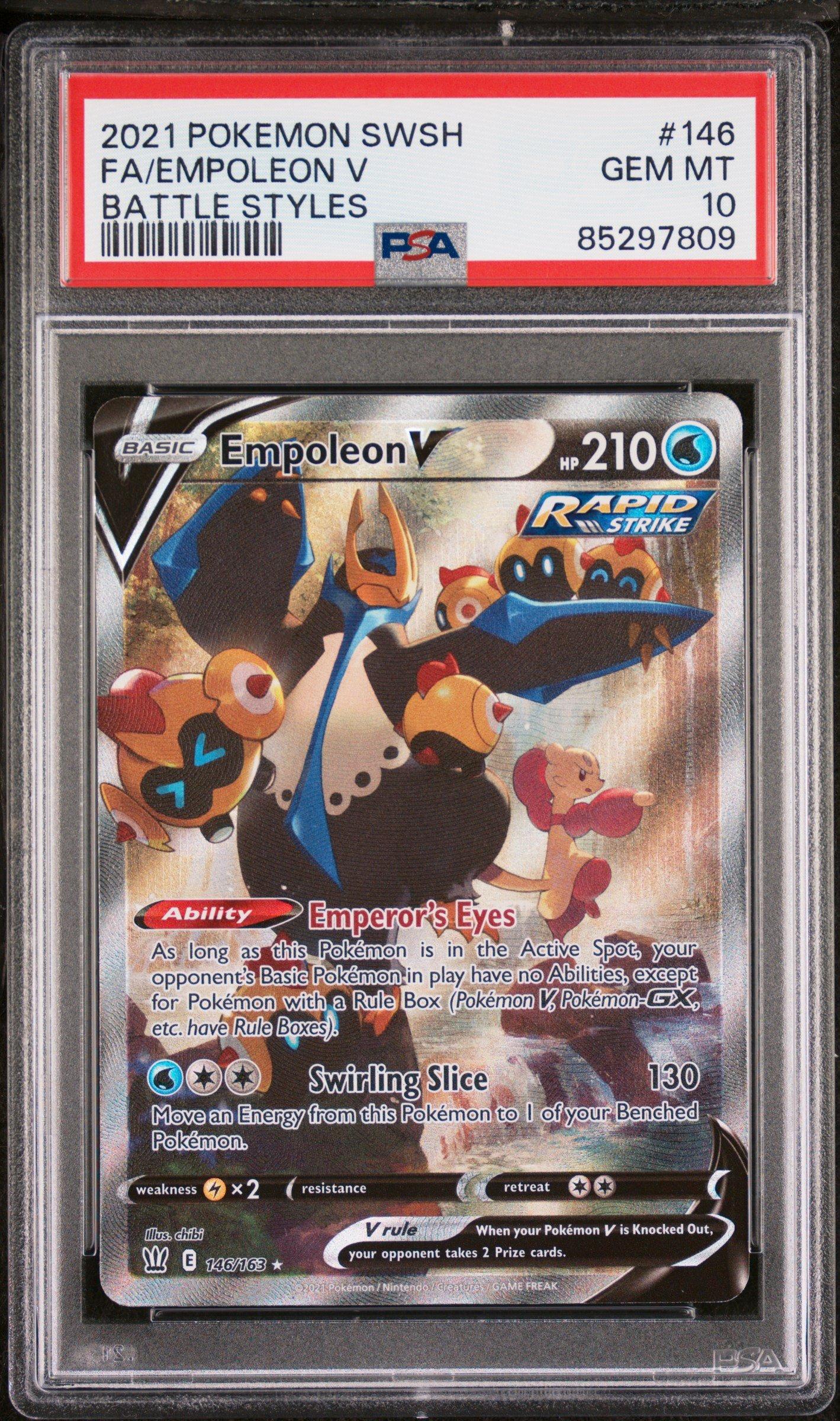 2021 Pokemon Sword & Shield Battle Styles 146 Full Art/empoleon V
