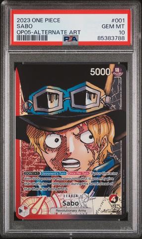 2023 ONE PIECE カード サボ ALT ART #083 PSA10 【公式通販】