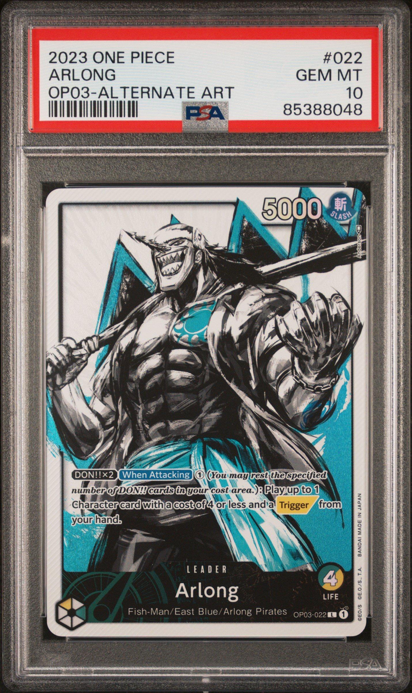 2023 One Piece Op03-pillars Of Strength 022 Arlong Alternate Art