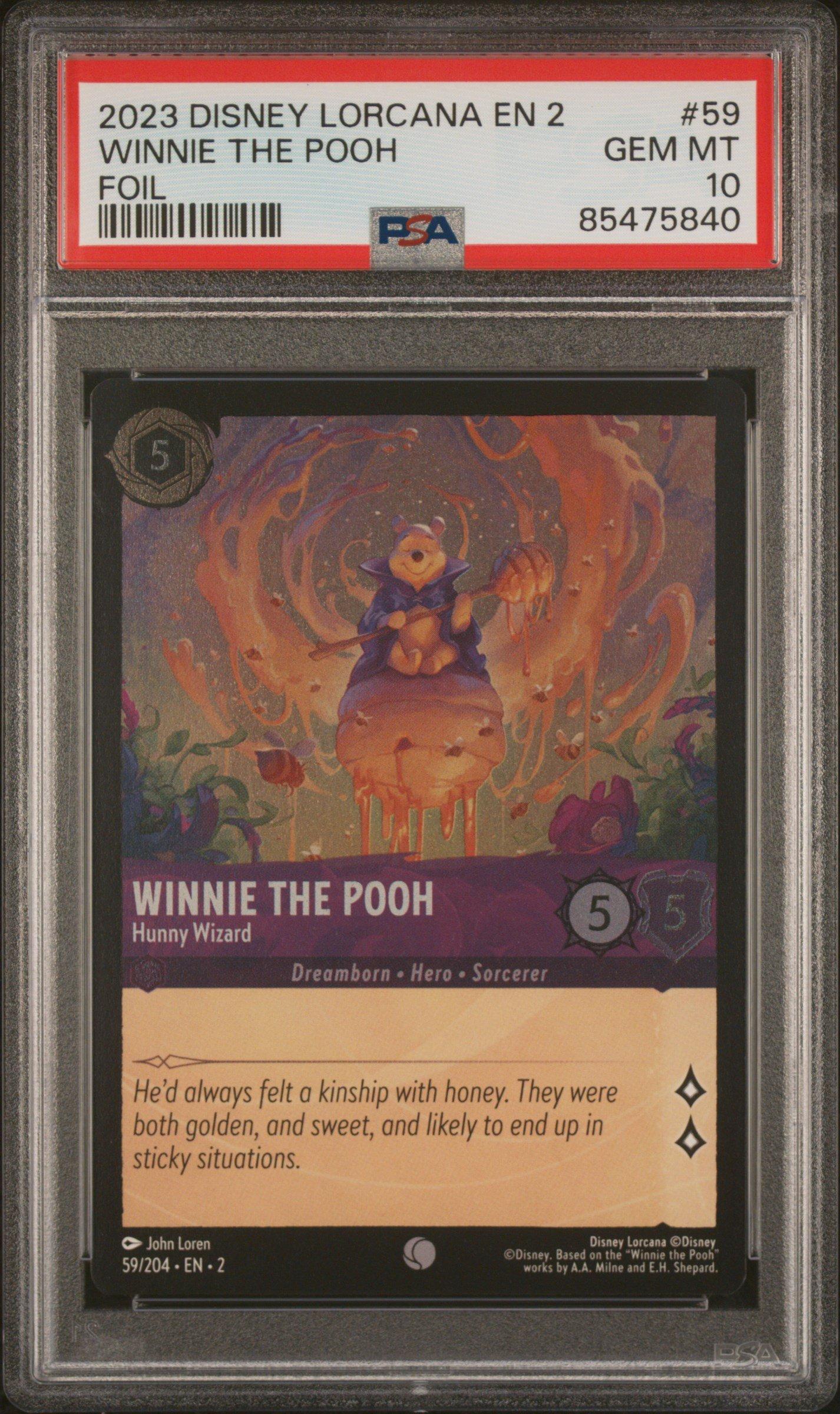 2023 Disney Lorcana En 2-rise Of The Floodborn 59 Winnie The Pooh