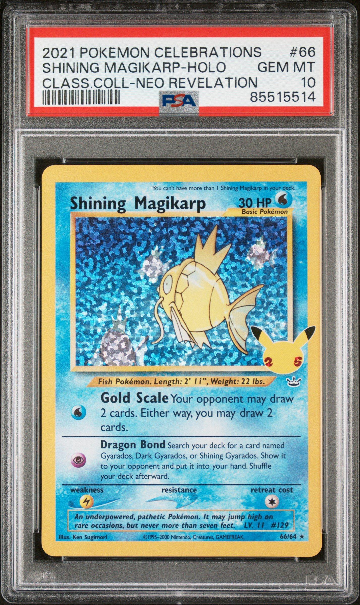 2021 Pokemon Celebrations Classic Collection 66 Shining Magikarp