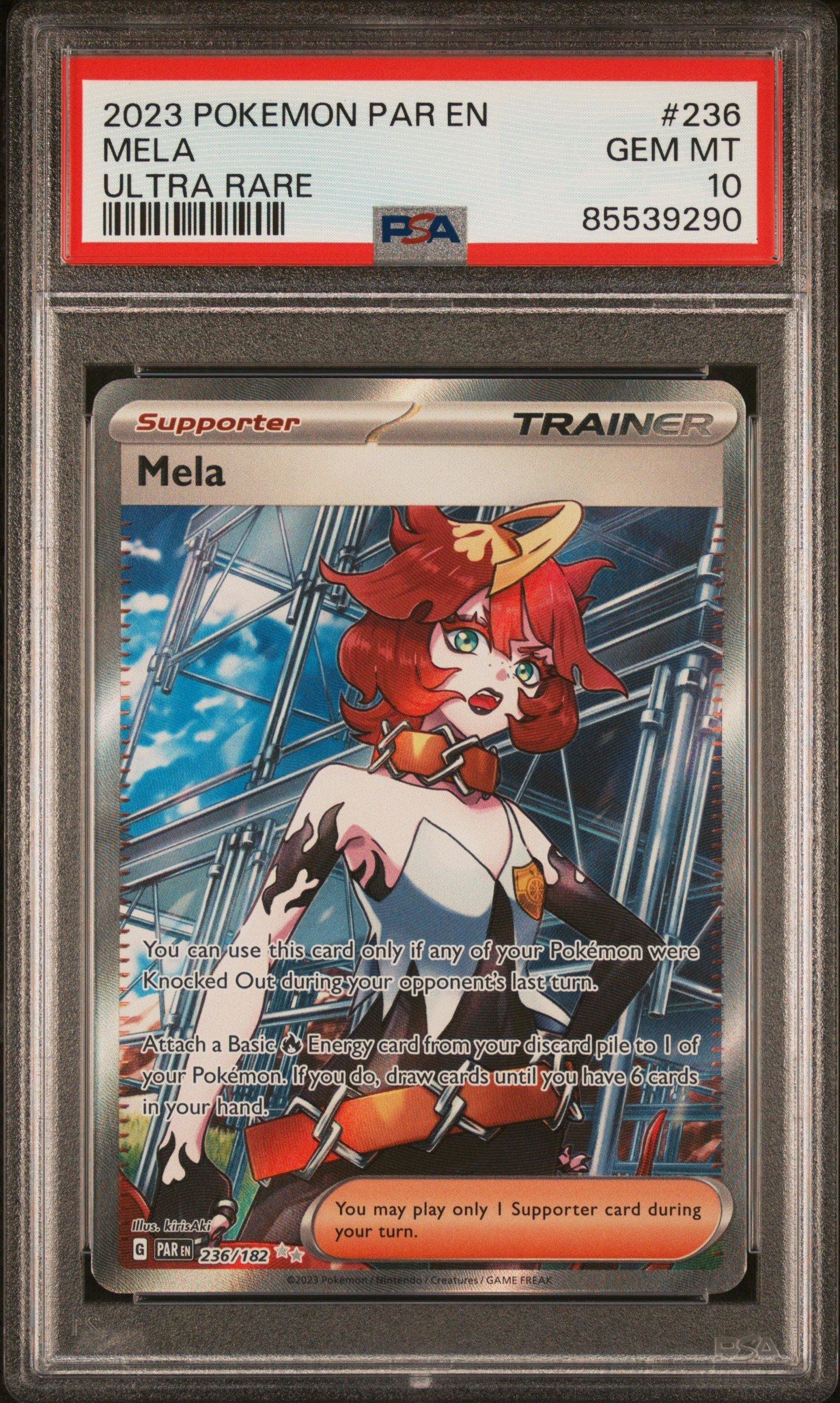 2023 Pokemon Par En-paradox Rift 236 Mela Ultra Rare PSA