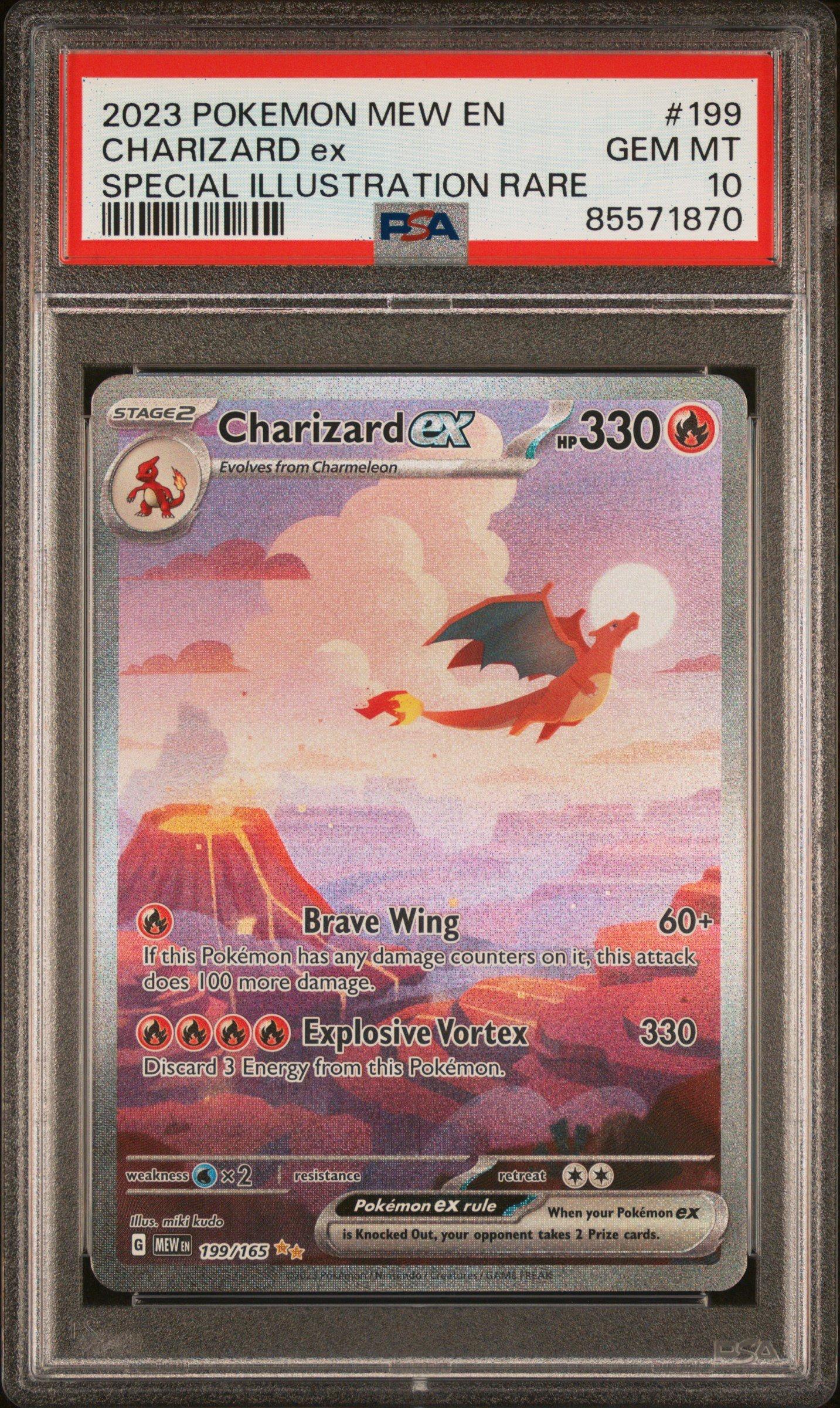 2023 Pokemon Mew En-151 199 Charizard Ex Special Illustration Rare