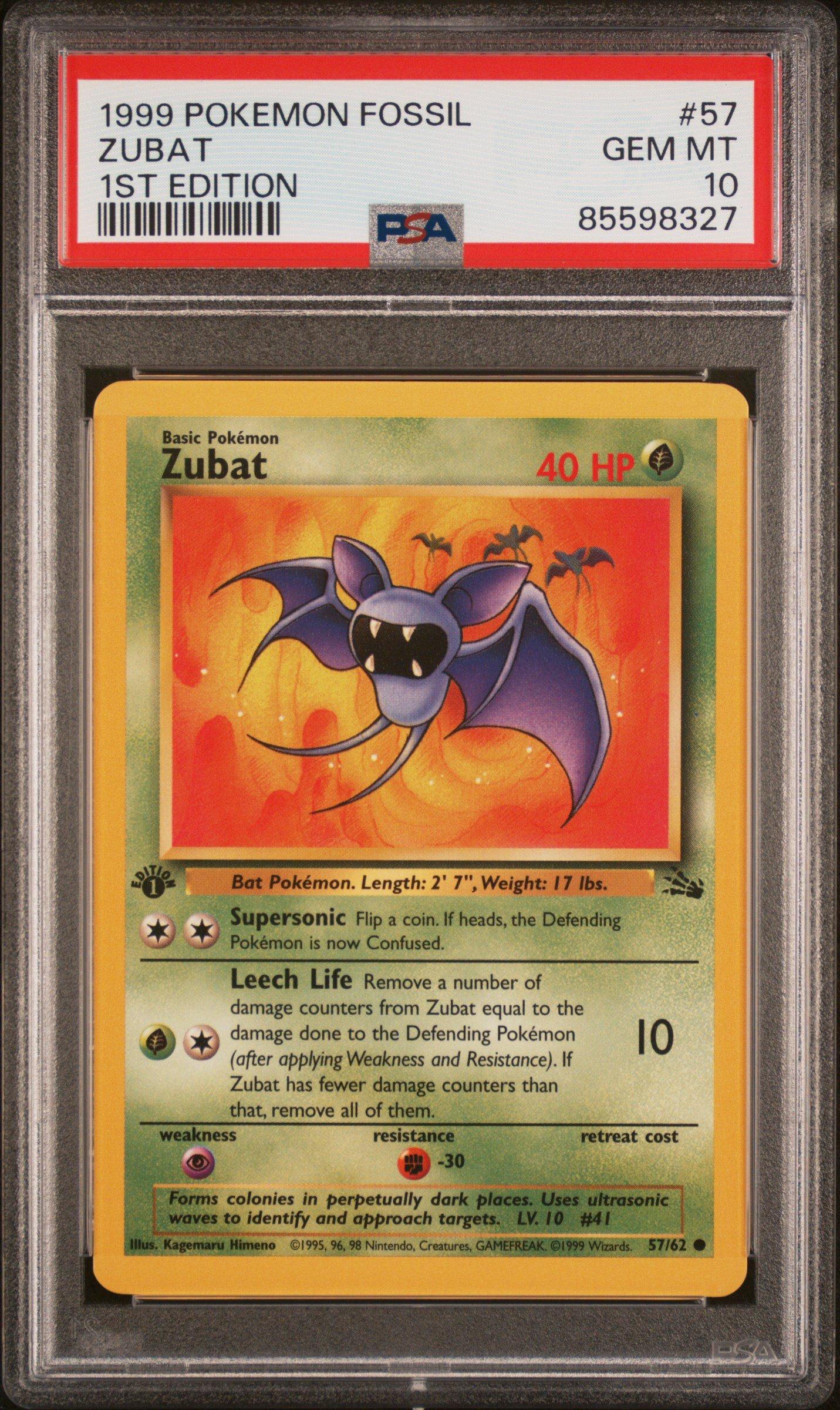 pokemon card zubat Amazon.com: 50+ Official Pokemon Cards Collection with 5 Foils in Any  Combination and at Least 1 Rarity, GX, EX, FA, Tag Team, Or Secret Rare :  Toys & Games main image 0