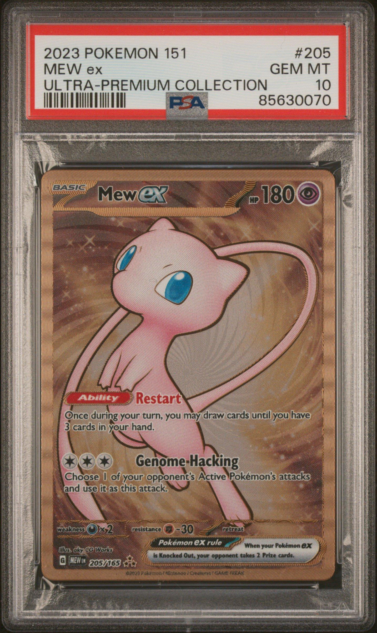 2023 Pokemon 151 Ultra-premium Collection 205 Mew Ex PSA 10 Graded