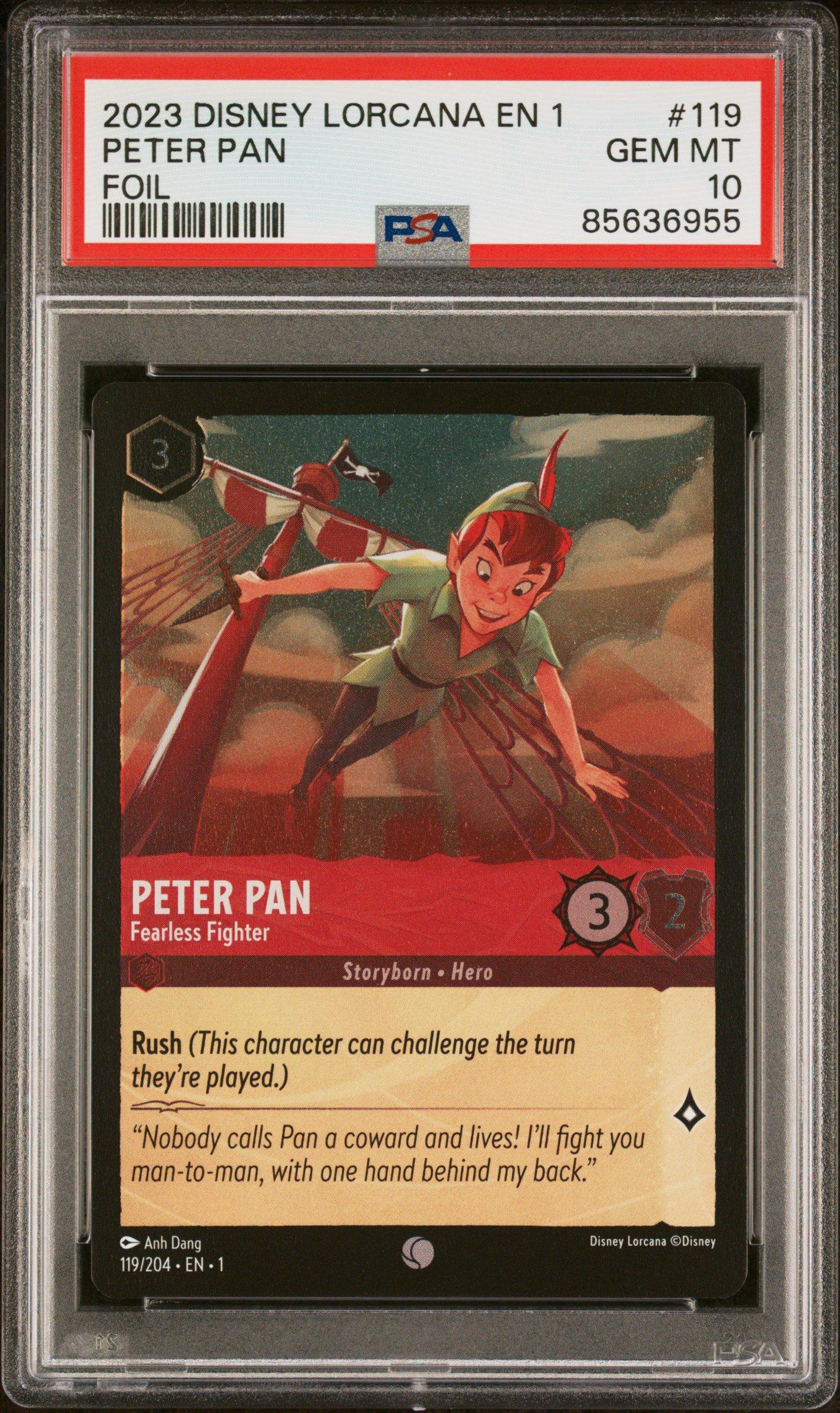2023 Disney Lorcana En 1-the First Chapter 119 Peter Pan