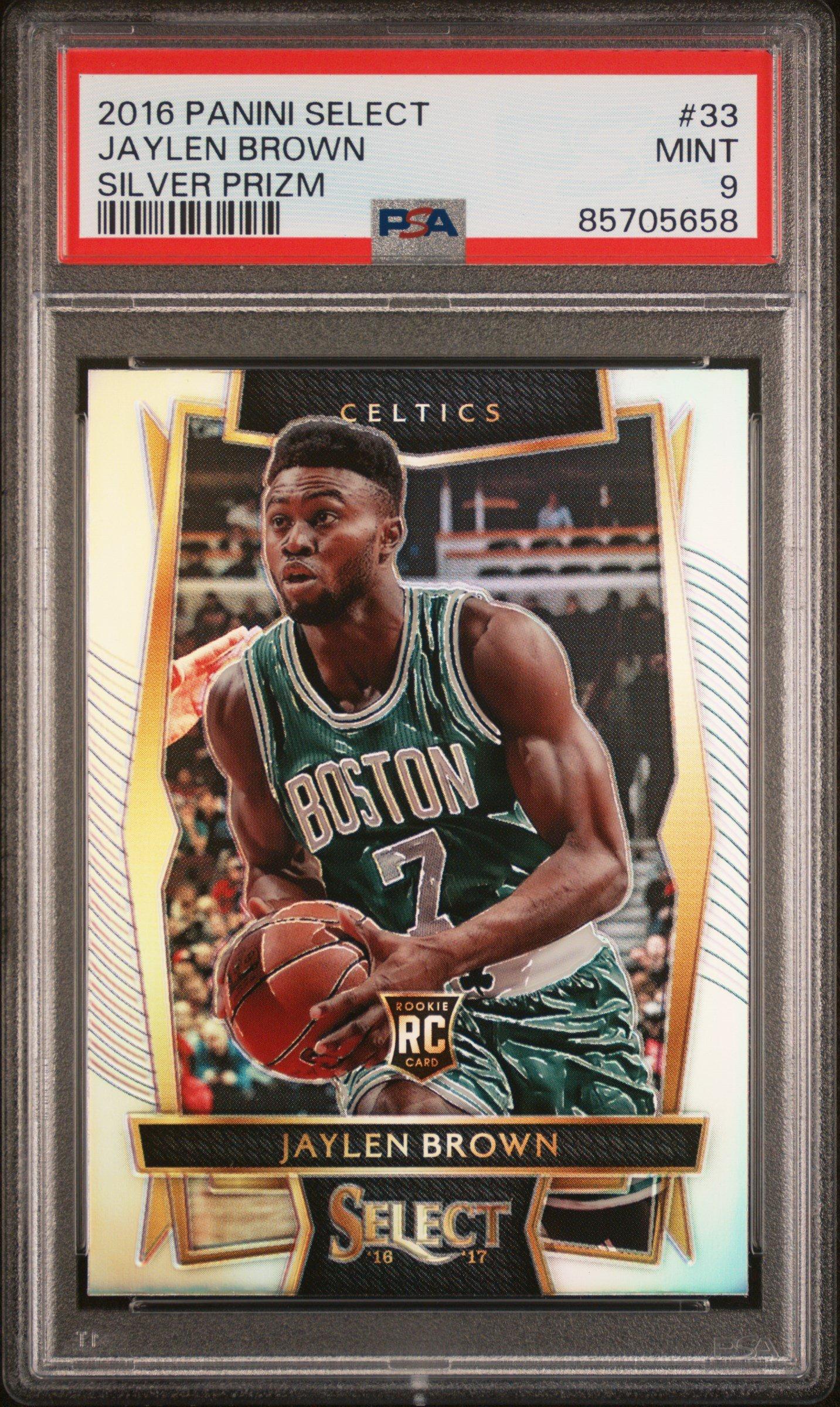 2016 Panini Select 33 Jaylen Brown PSA 9