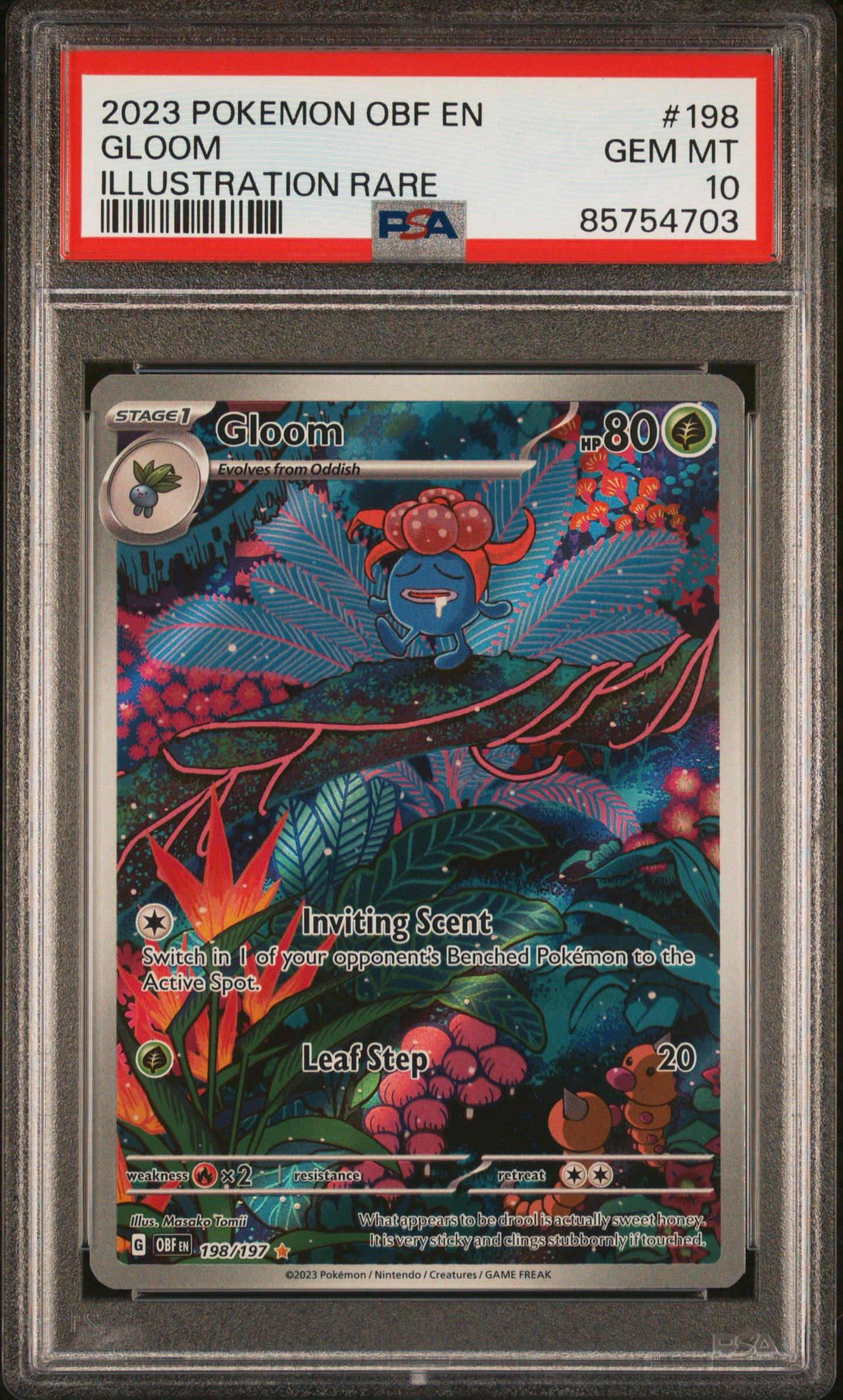 2023 Pokemon Obf En-obsidian Flames 198 Gloom Illustration Rare